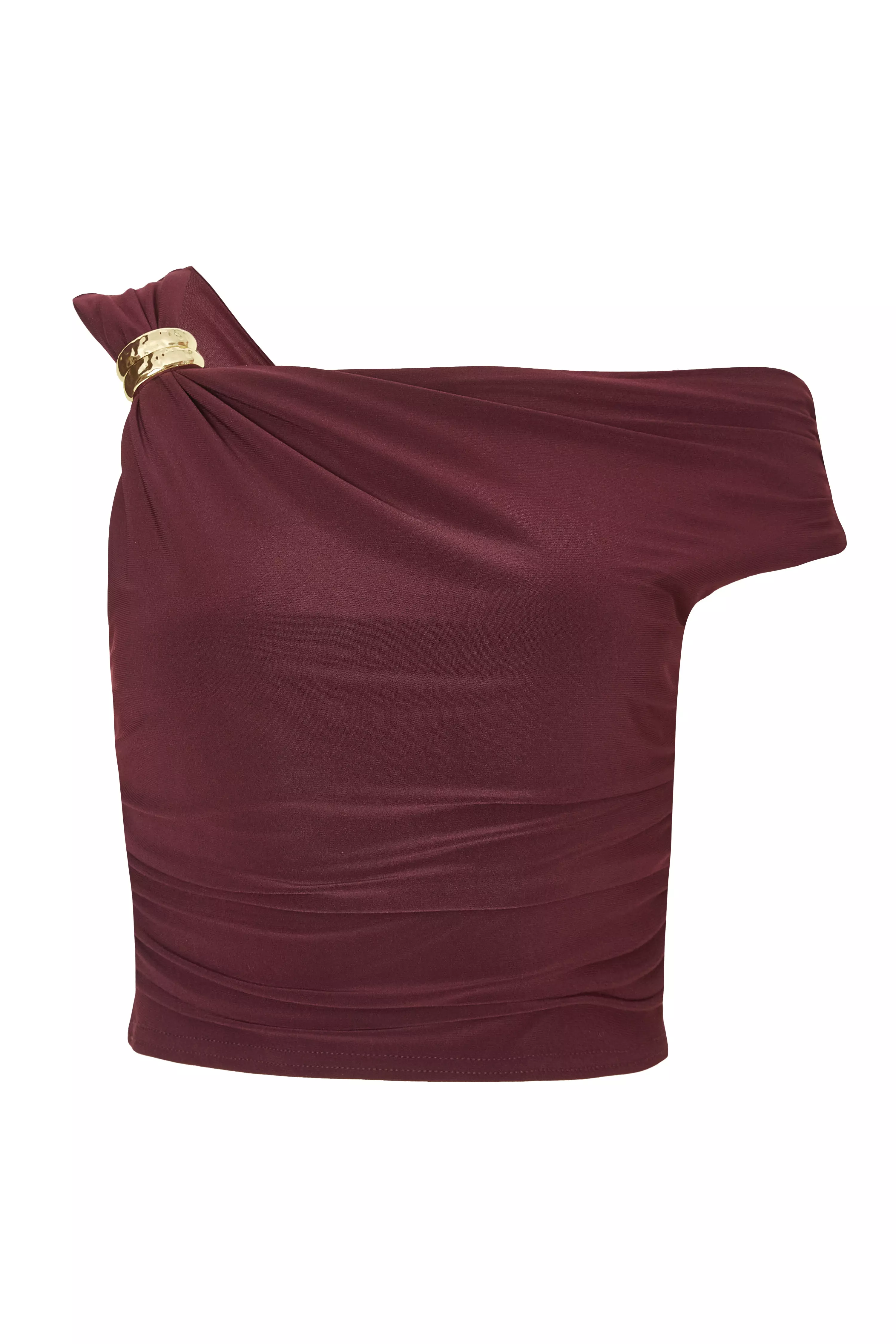 Plum Drop Sleeve Top