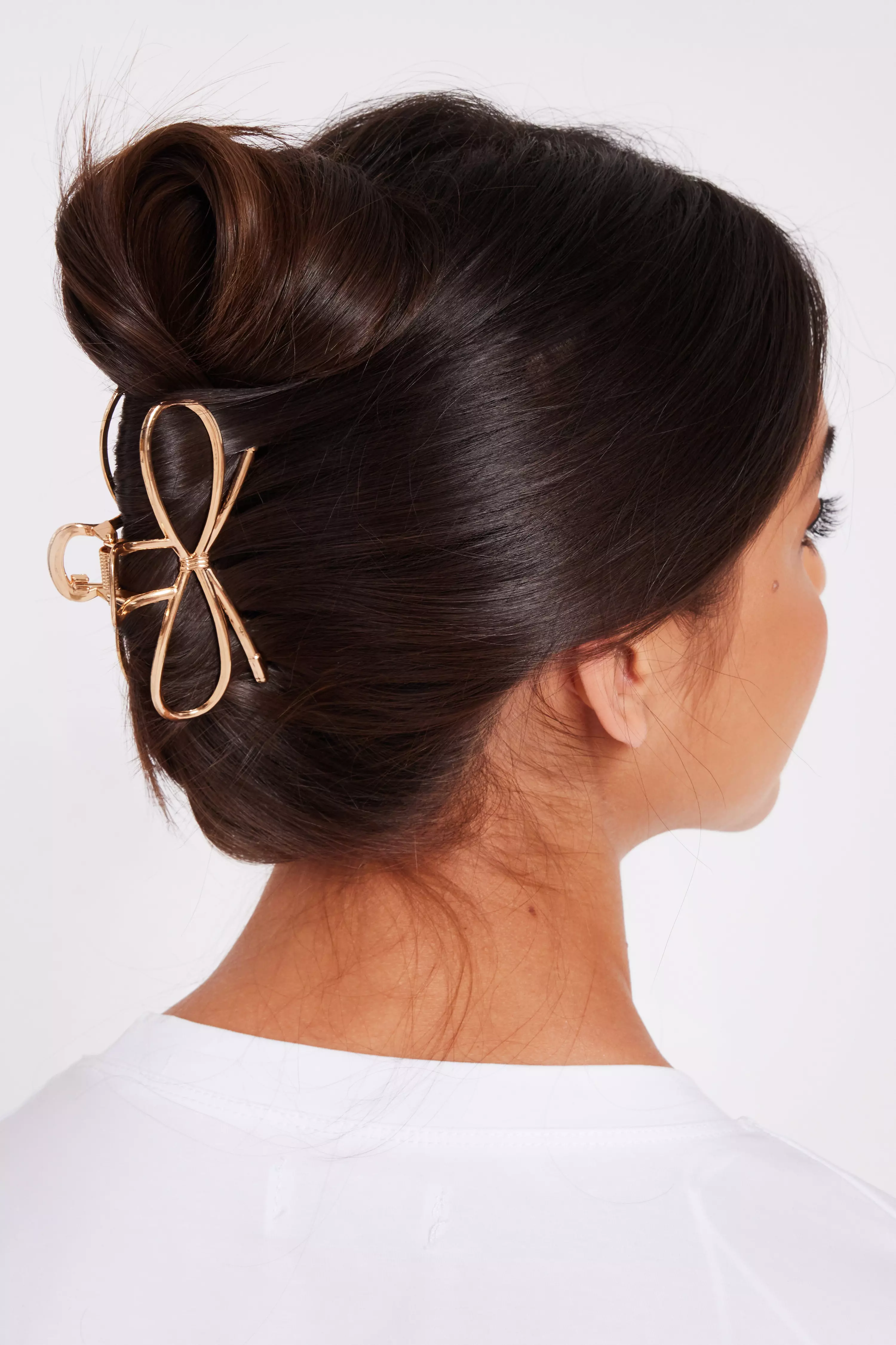 Gold Bow Hair Claw