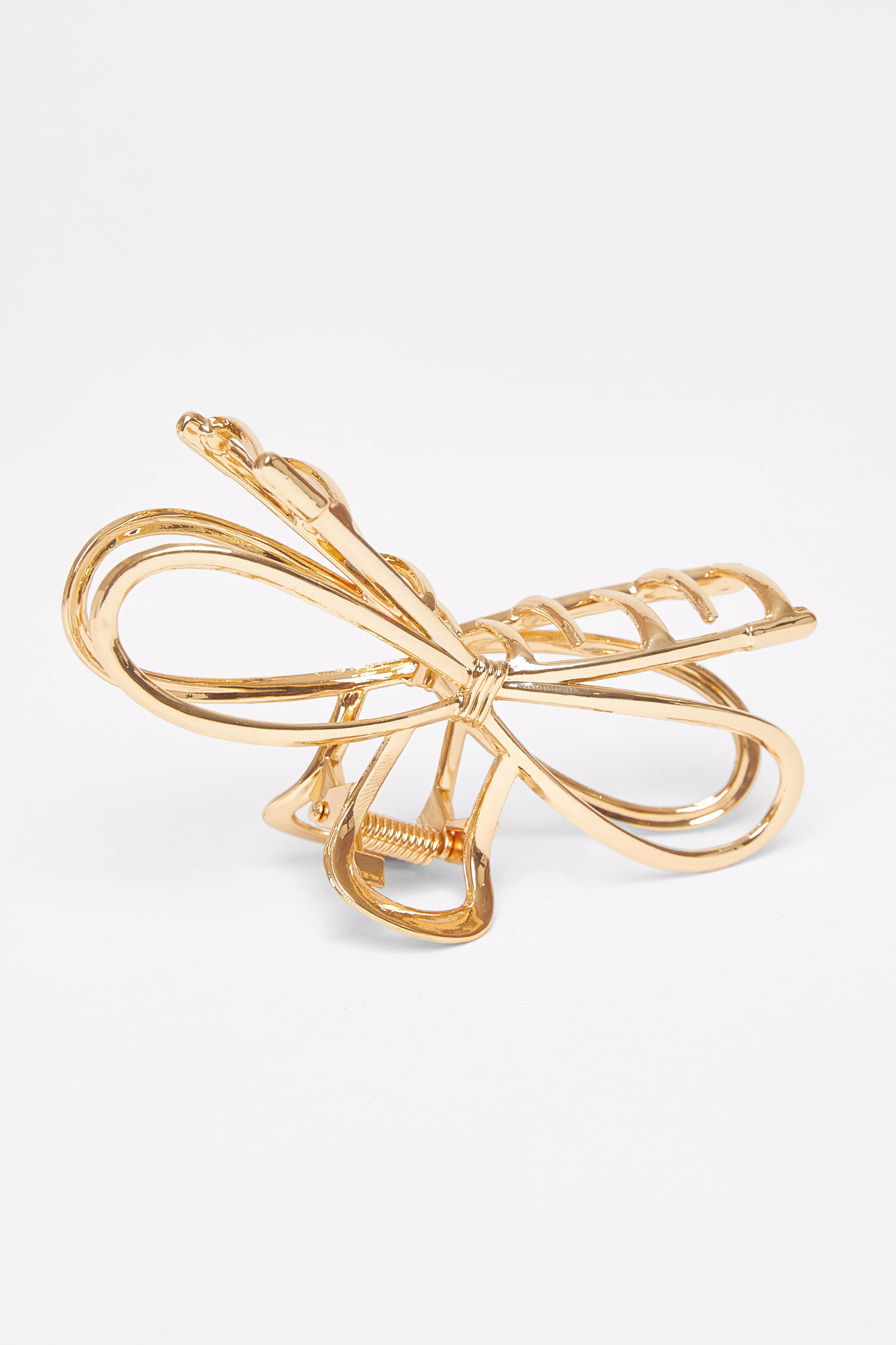 Gold Bow Hair Claw