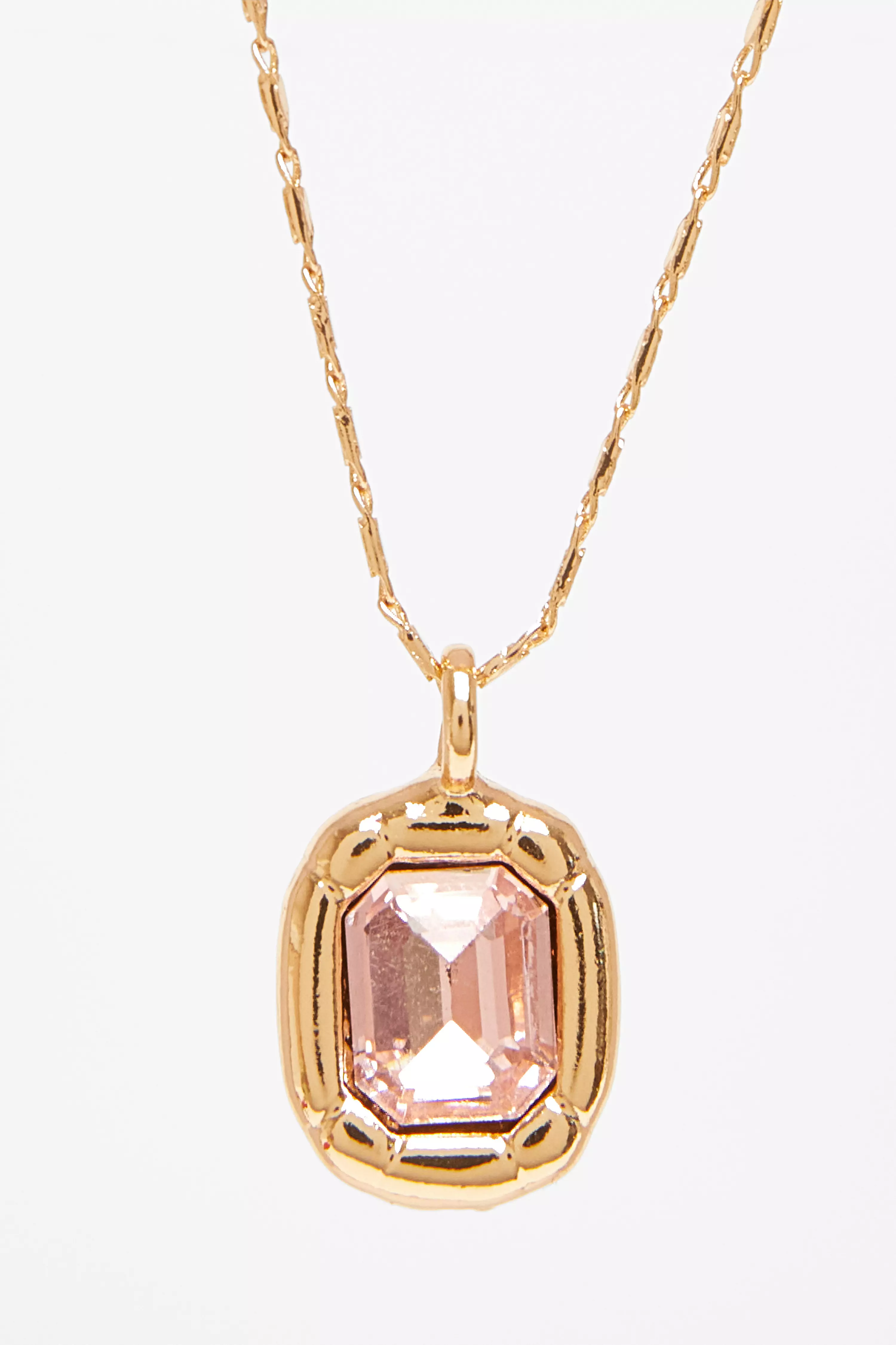 Pink Jewel Layered Necklace