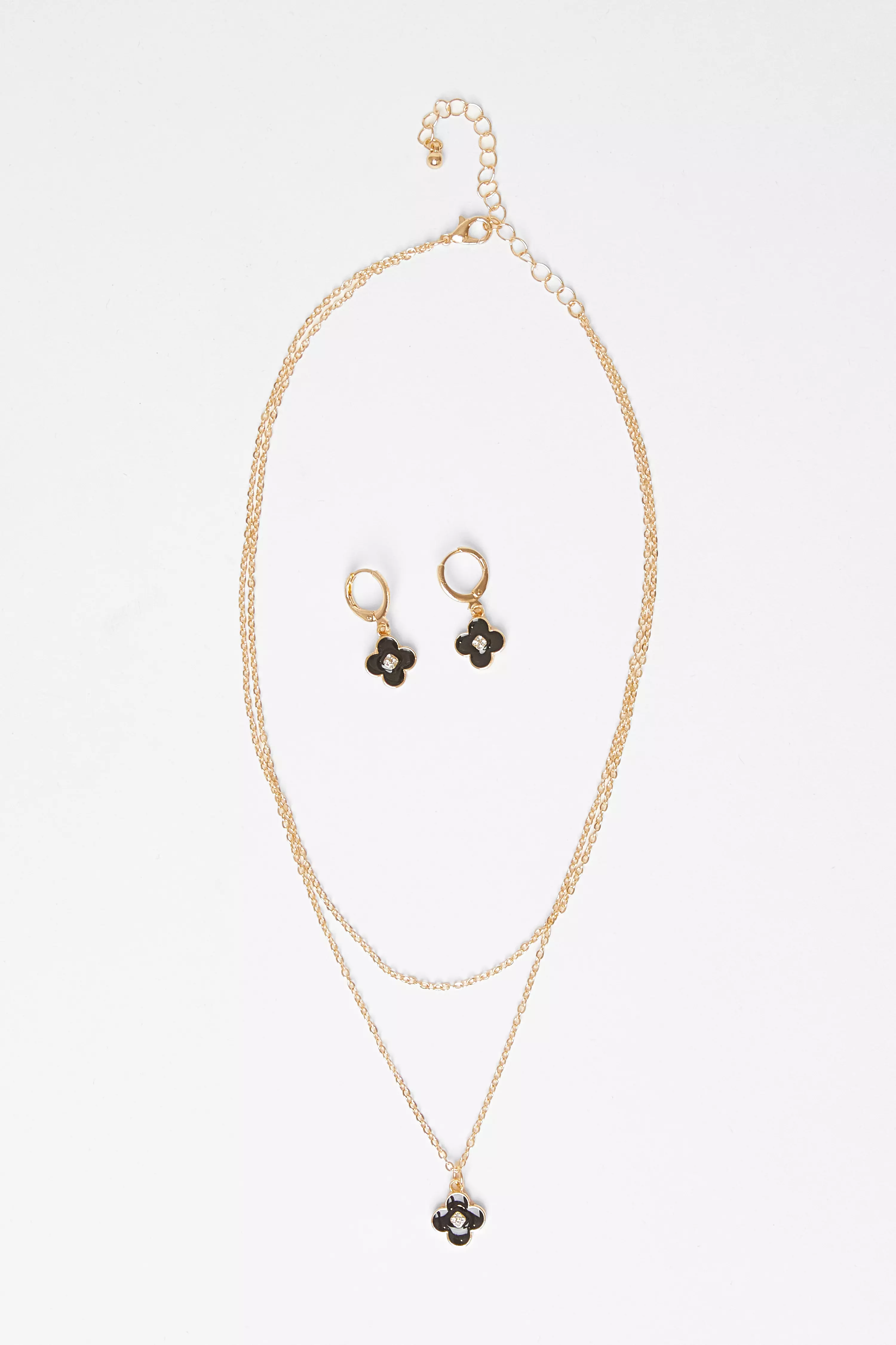 Black Clover Jewellery Set