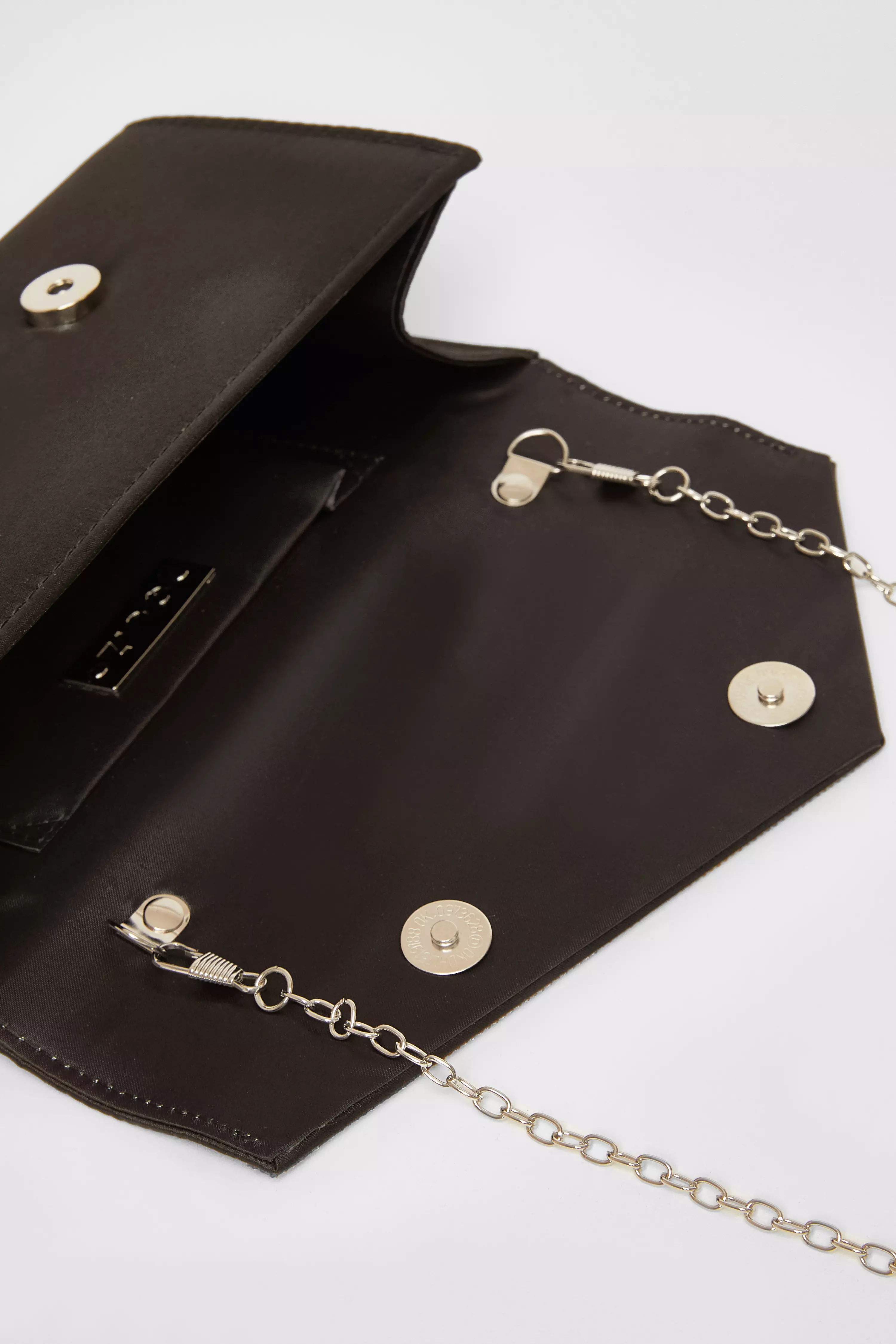 Black Diamante Clutch