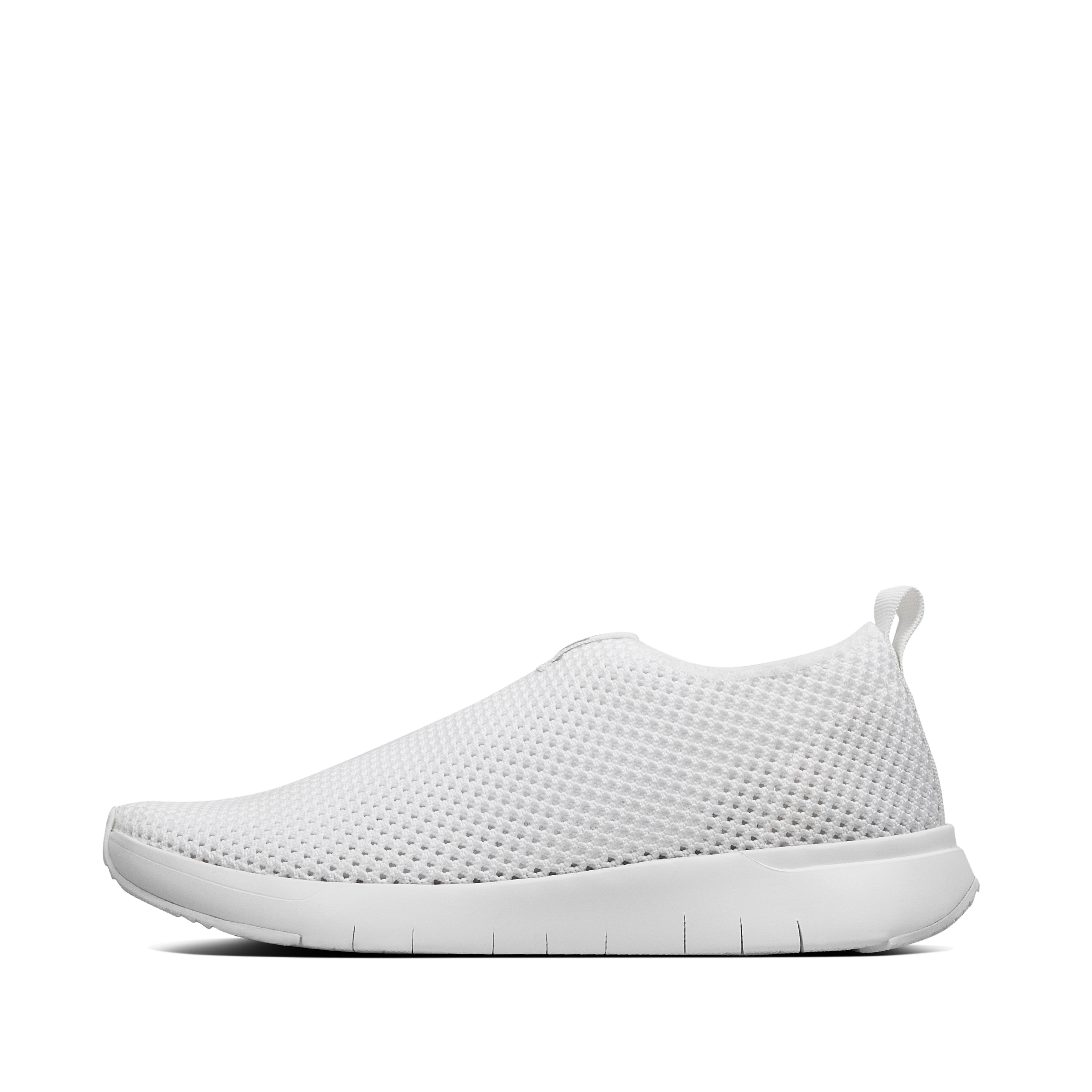 white slip on gym shoes