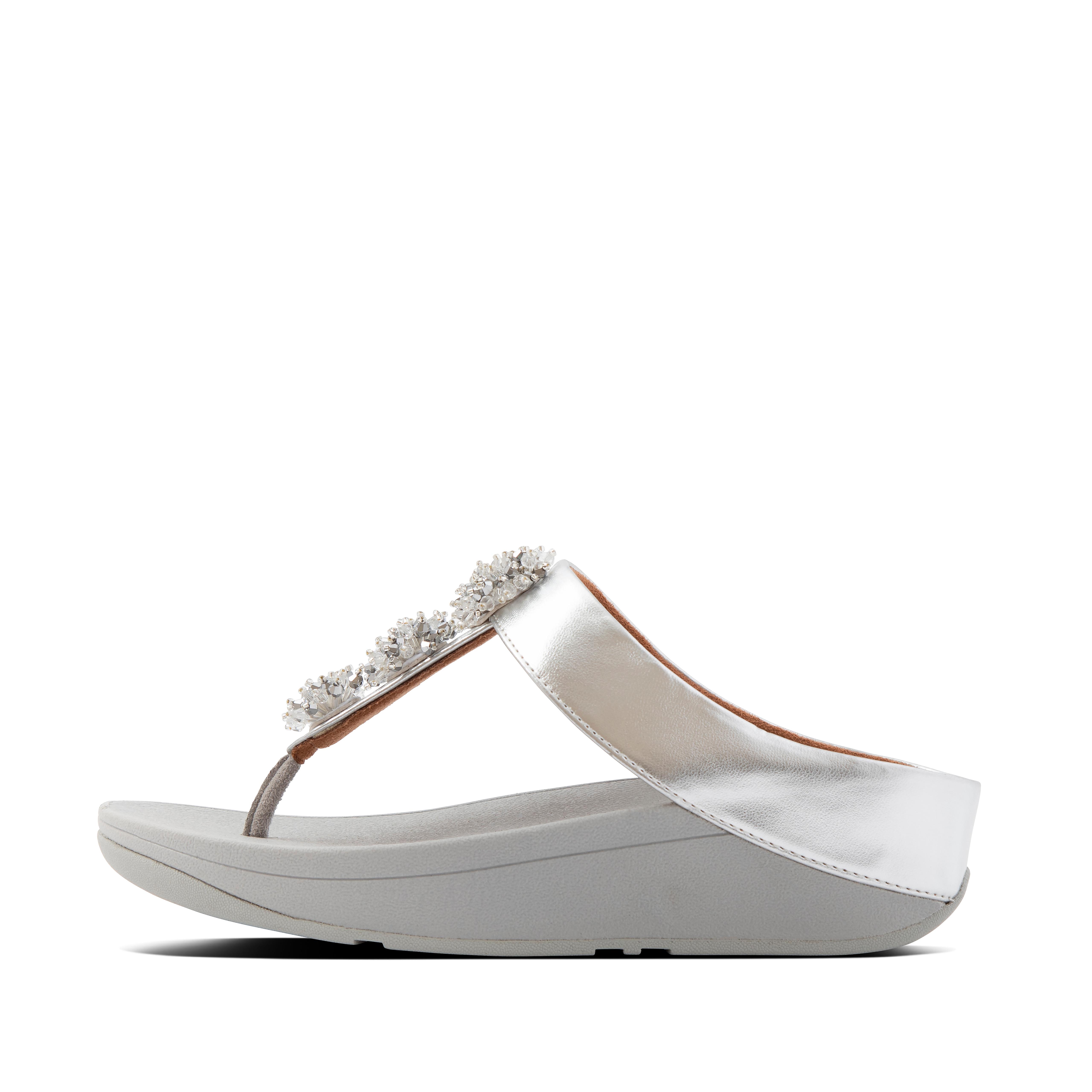 fitflop silver shoes