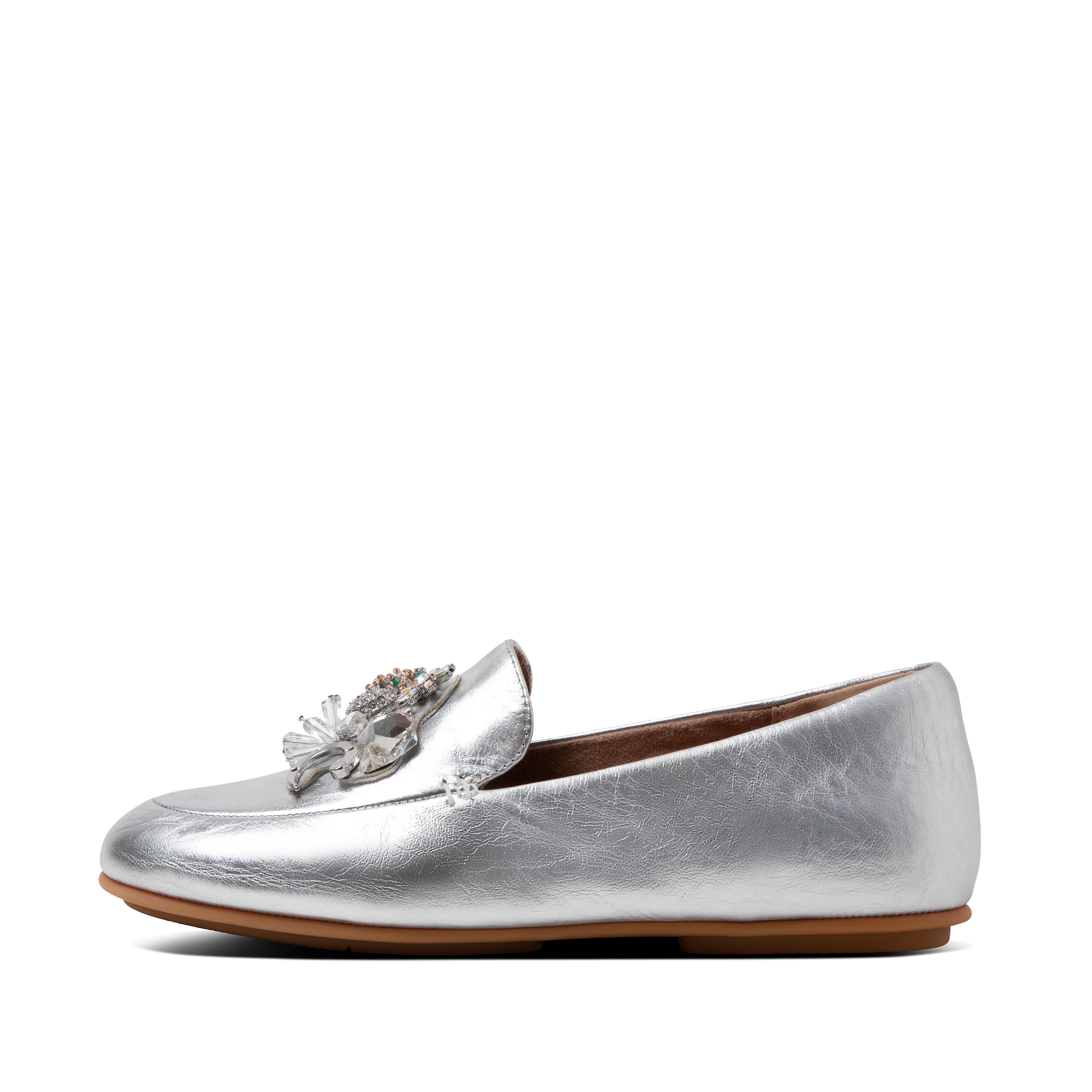 fitflop petrina crystallized loafers