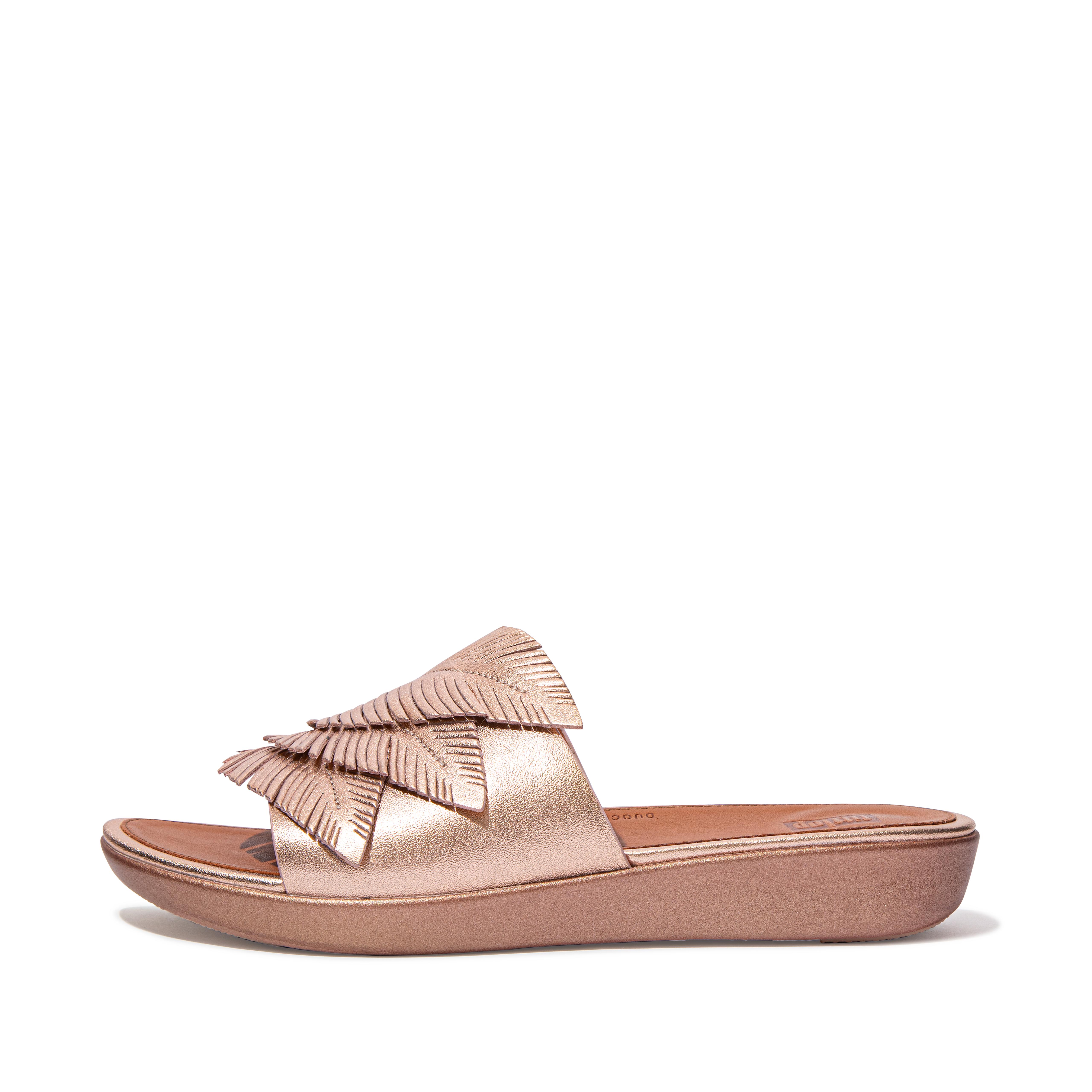 rose gold fitflops