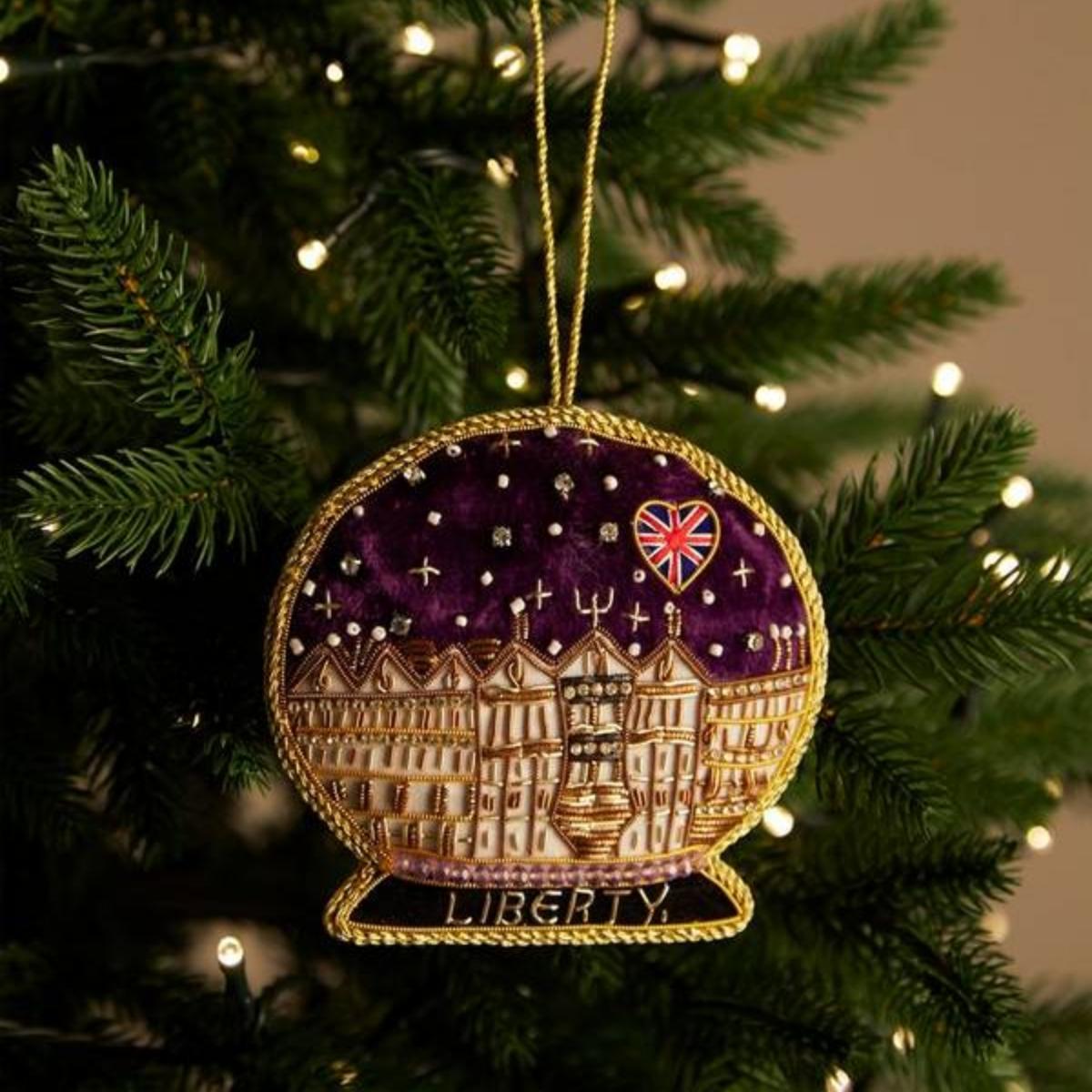 Liberty Christmas Decordation on a Tree