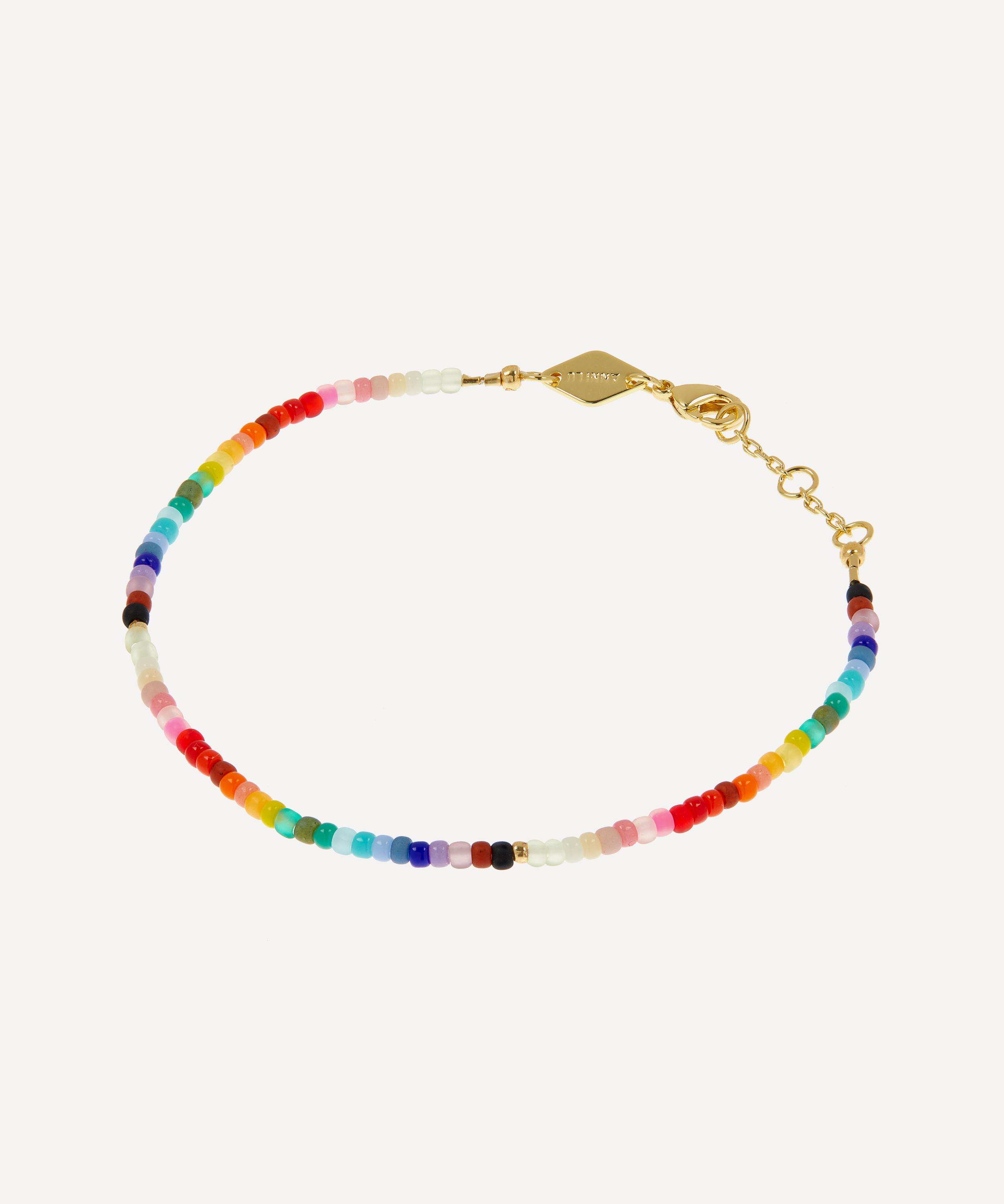 Subtle Rainbow Stackable Friendship Bracelet 3 Color Options to