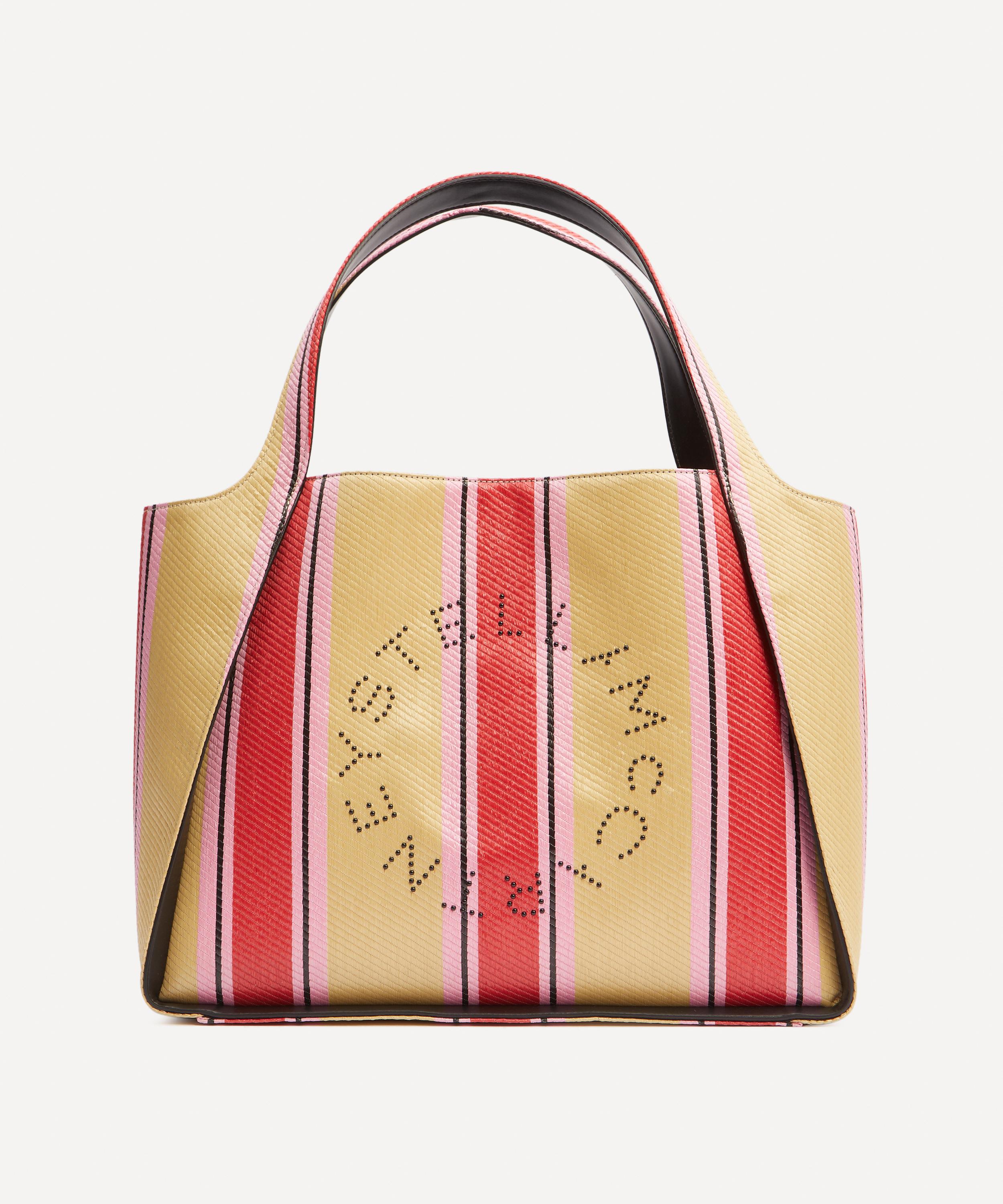 Mansur Gavriel $495 Logo Signature Shopper Printed Cotton Canvas Tote Bag  NWT