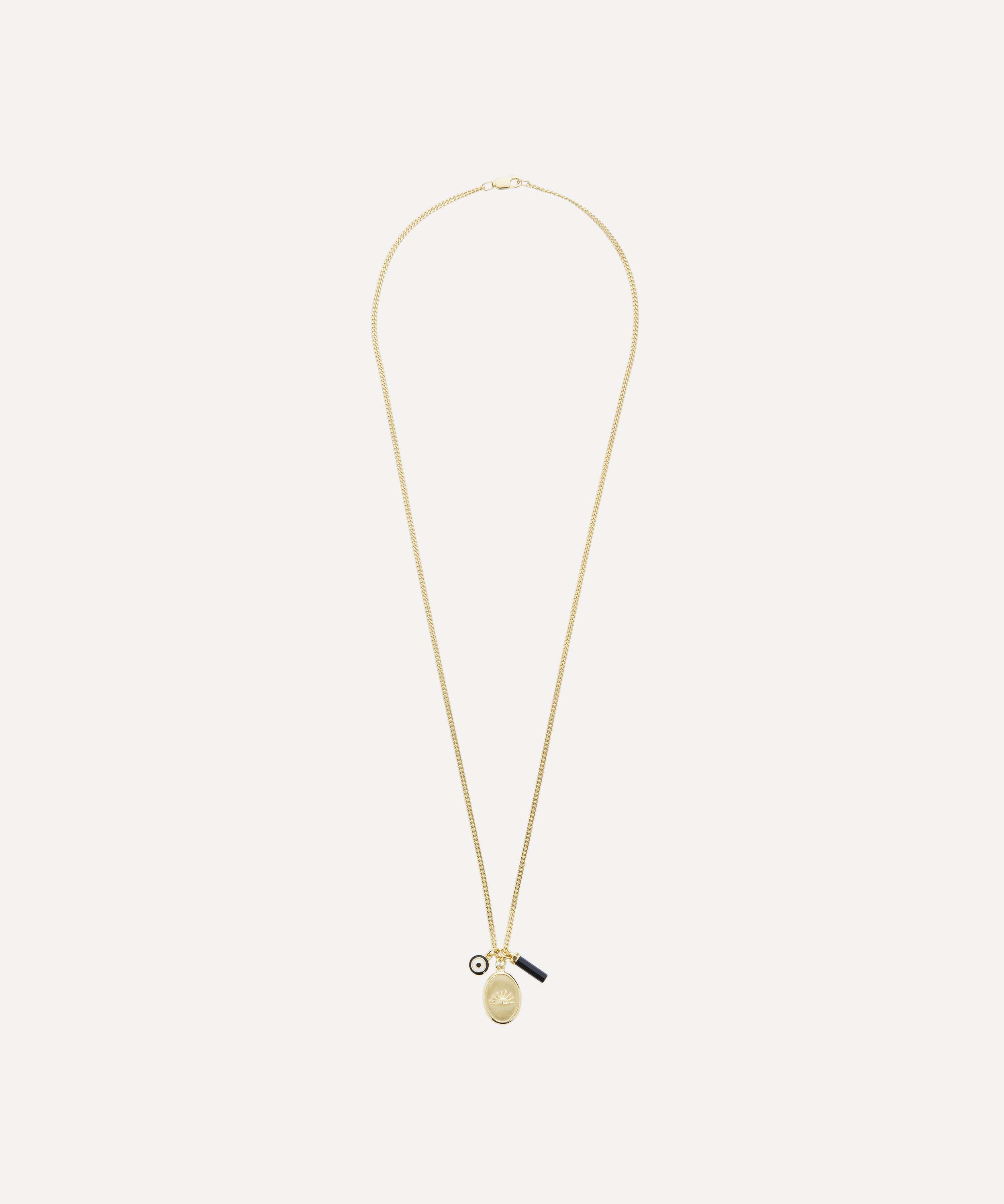 Miansai Men's Lineage Quartz Necklace, Gold Vermeil, Size 21 in.