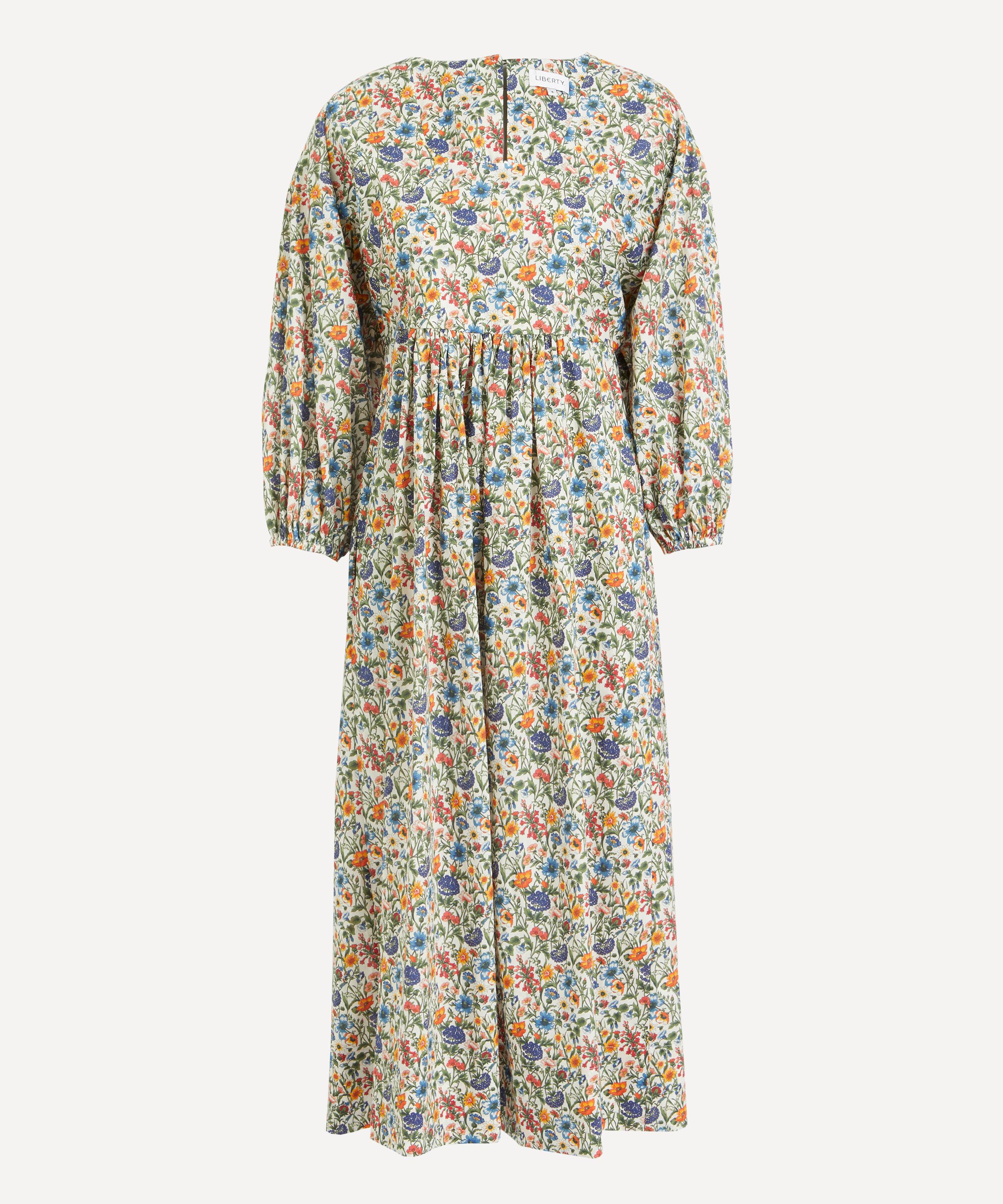 Dresses, Bloom Flower Print Twist Front Midi Dress, Oasis