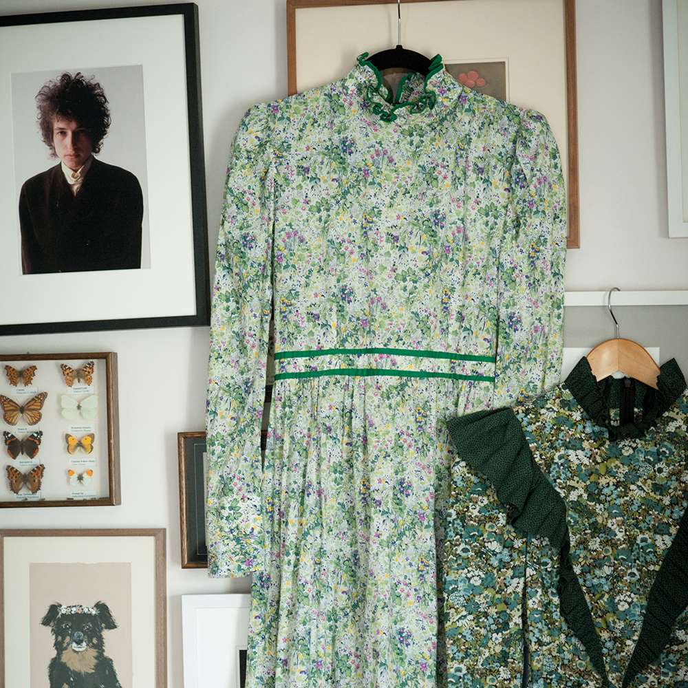 O Pioneers - floral, Liberty print dresses made in UK