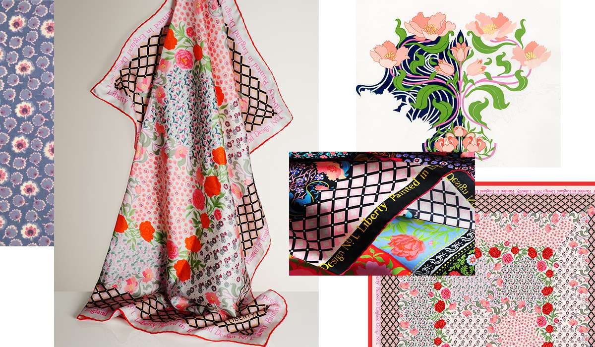 15 Bimba Y Lola Scarves ideas  scarf design, scarf print, silk scarf design