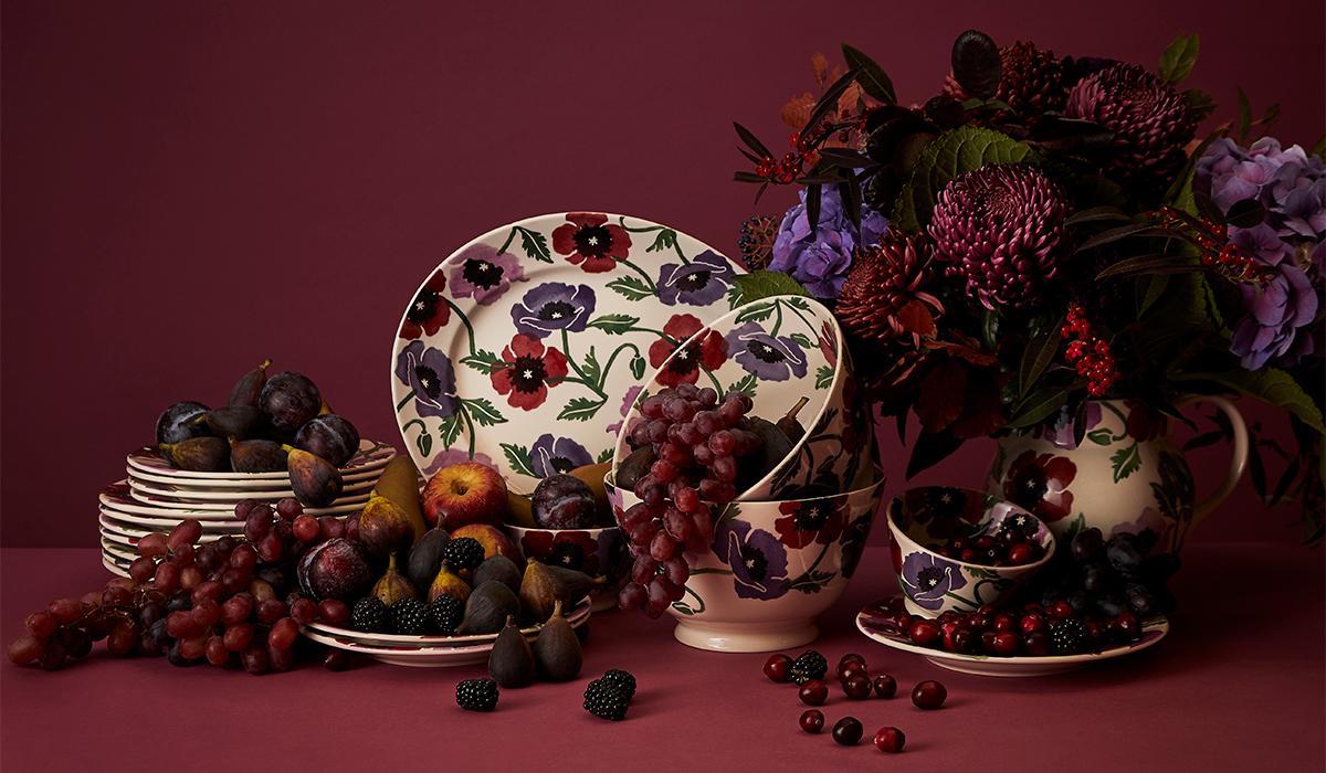 Emma Bridgewater Papierservietten 3-lagig – Blumenmuster, 20 Stück, 33 Cm, Umweltfreundlich