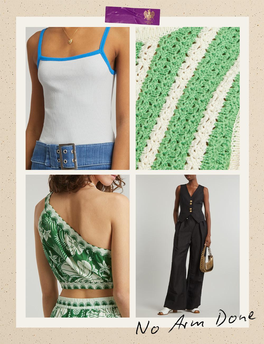 GREEN KENTE CROPTOP – Boutique Espace Urbain