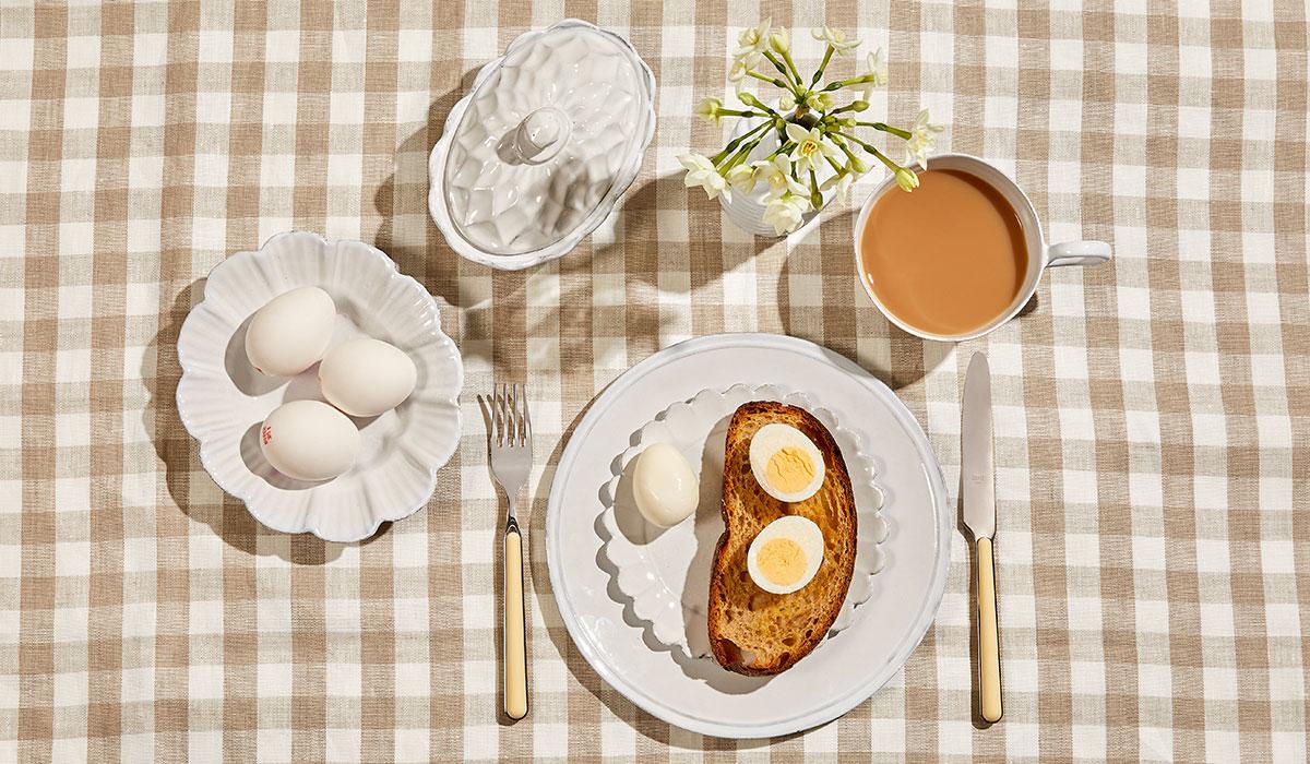 Elegant on sale breakfast table