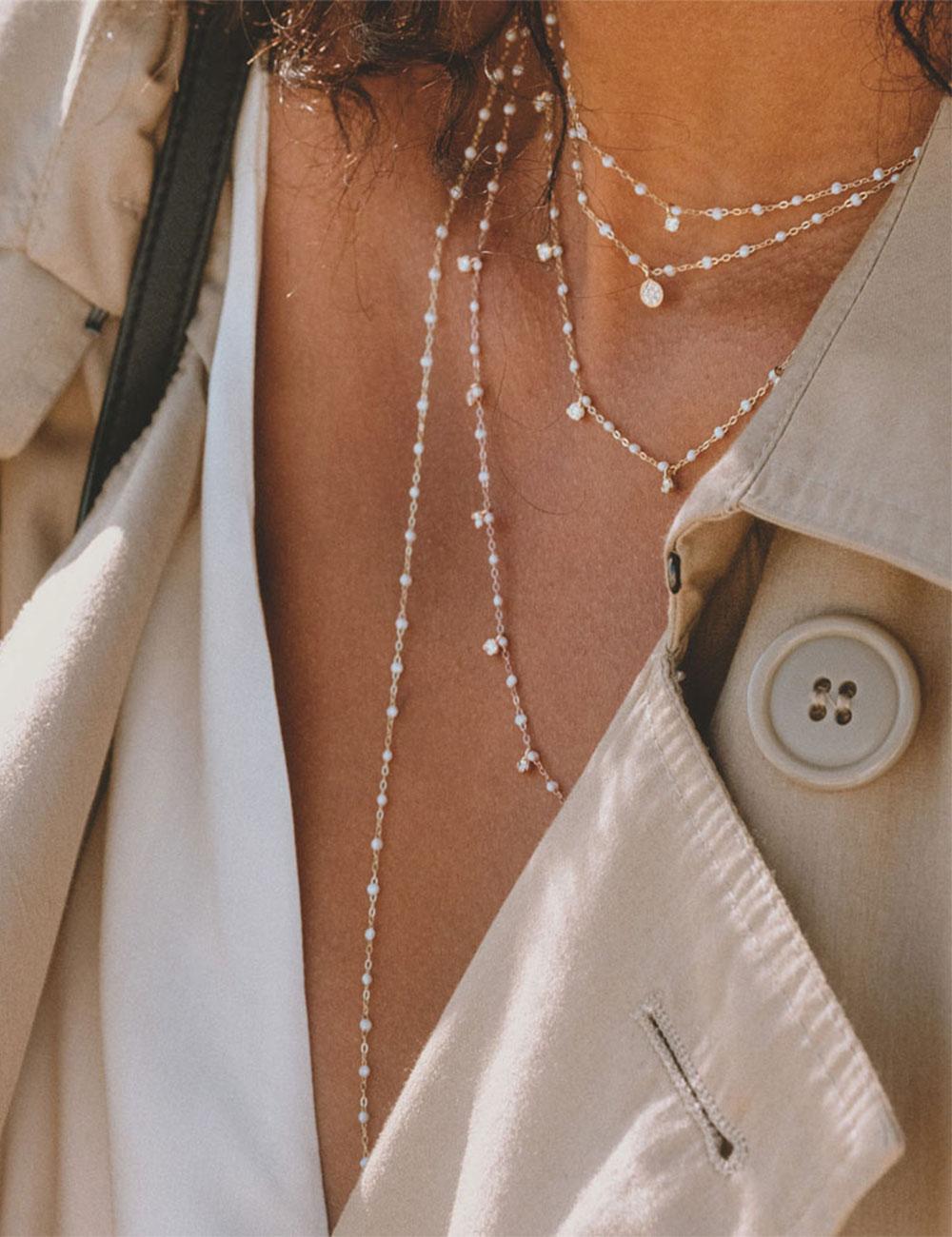 How to layer two necklaces and keep them from tangling! 💫✨ #jewelryha