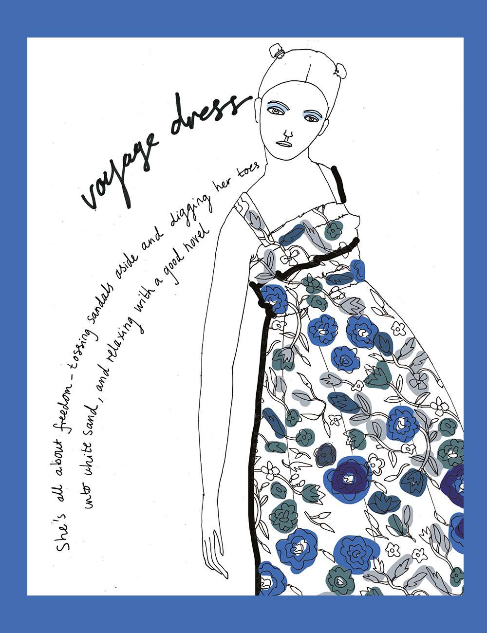Lucinda puffed sleeve maxi dress – free pdf sewing pattern