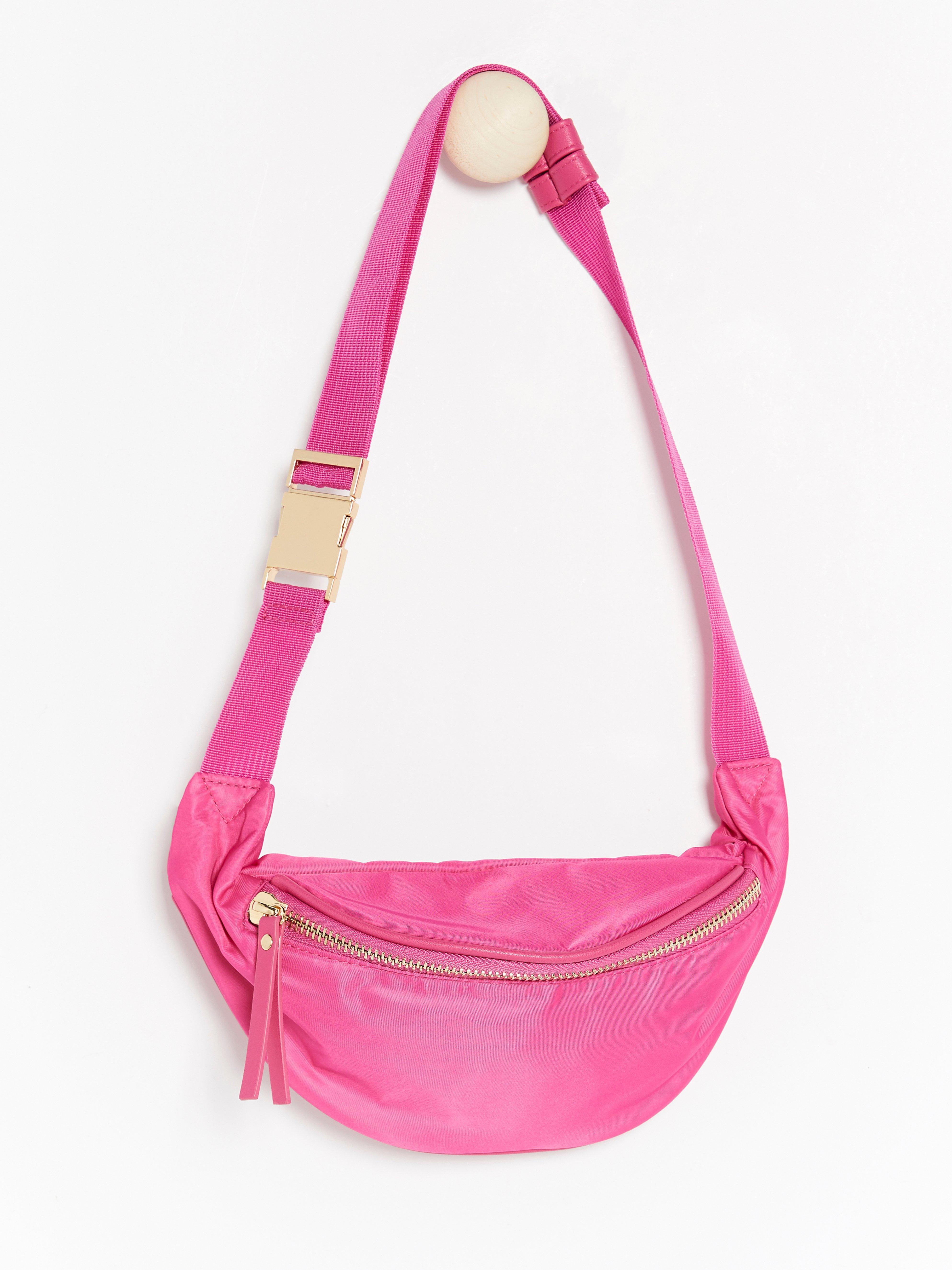 Bright pink bum online bag