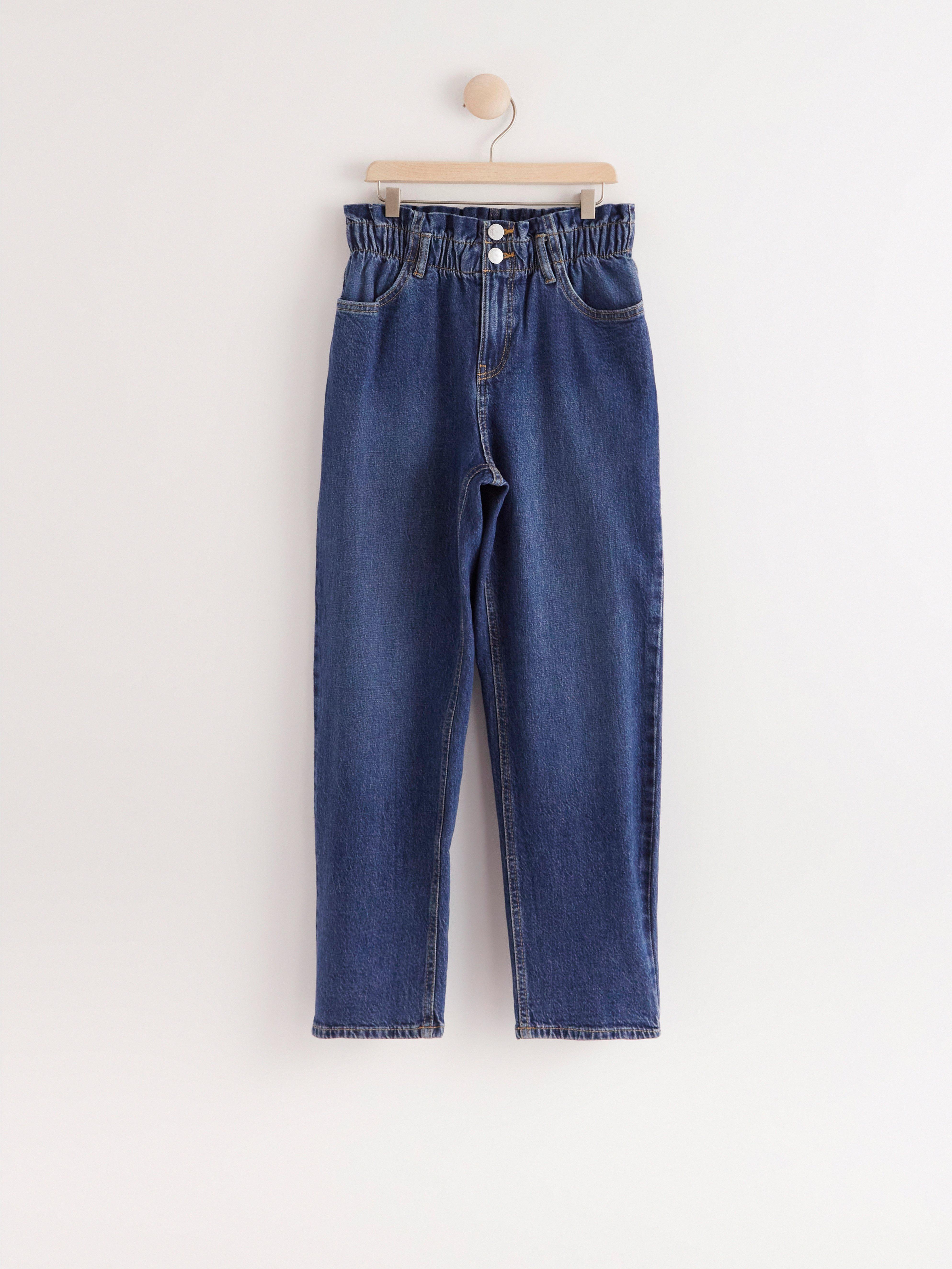 paperbag waist jeans