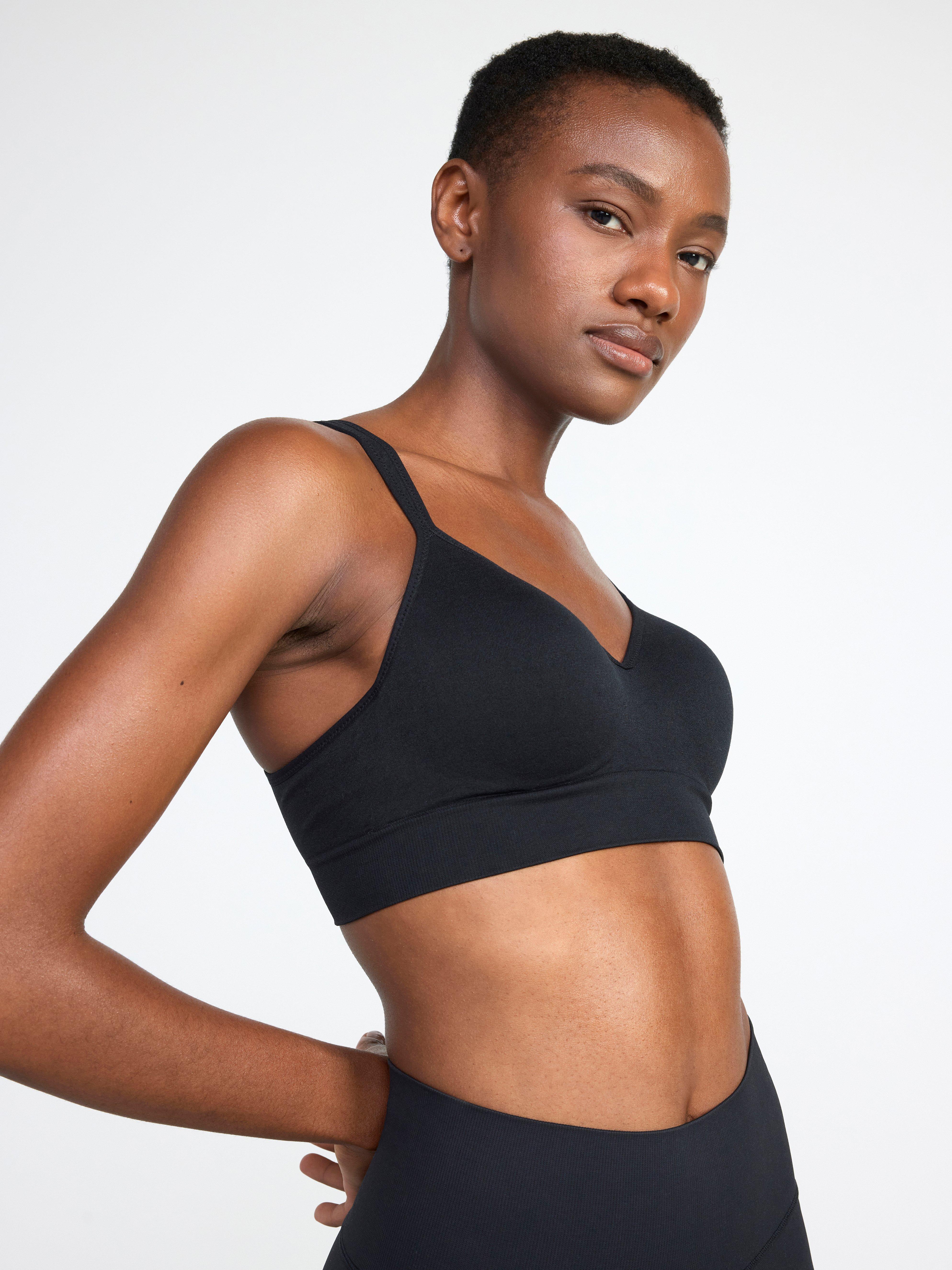 Black Medium Support Sports Bra - TK Maxx UK