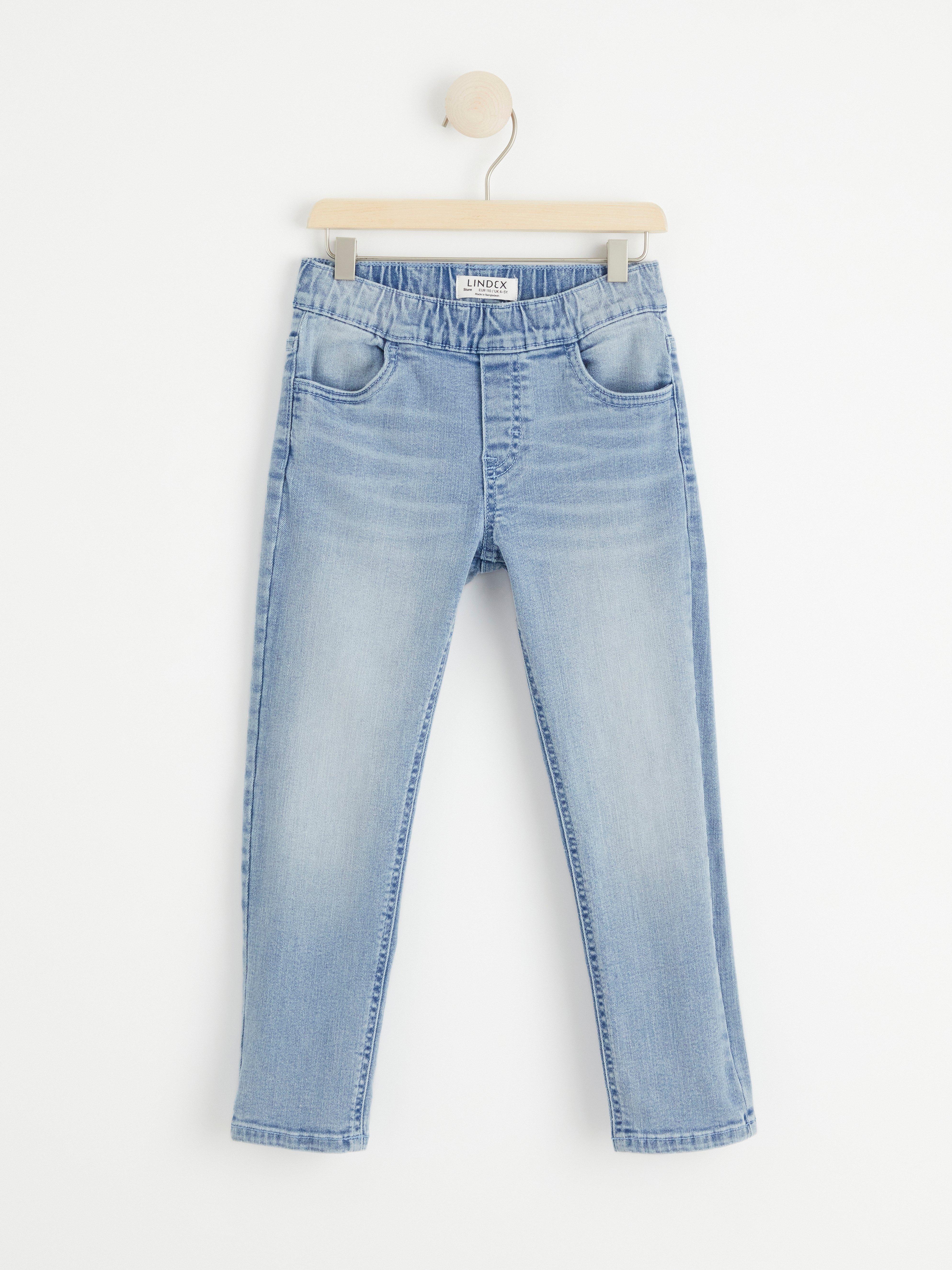 STURE Straight regular waist pull-up jeans