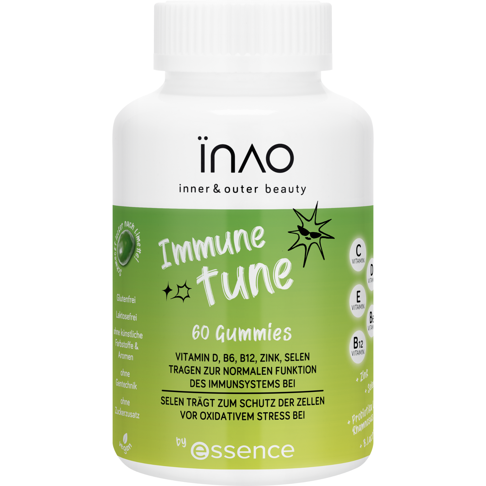 INAO inner and outer beauty  Immune Tune gummies by essence