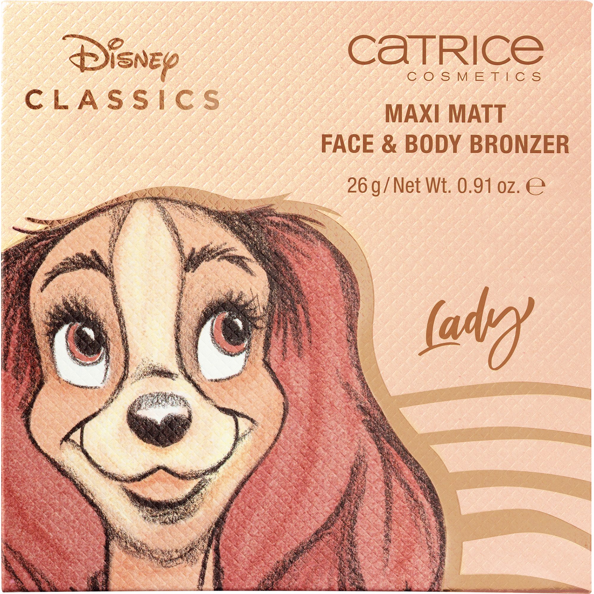 Disney Classics Lady Maxi Matt Face & Body Bronzer