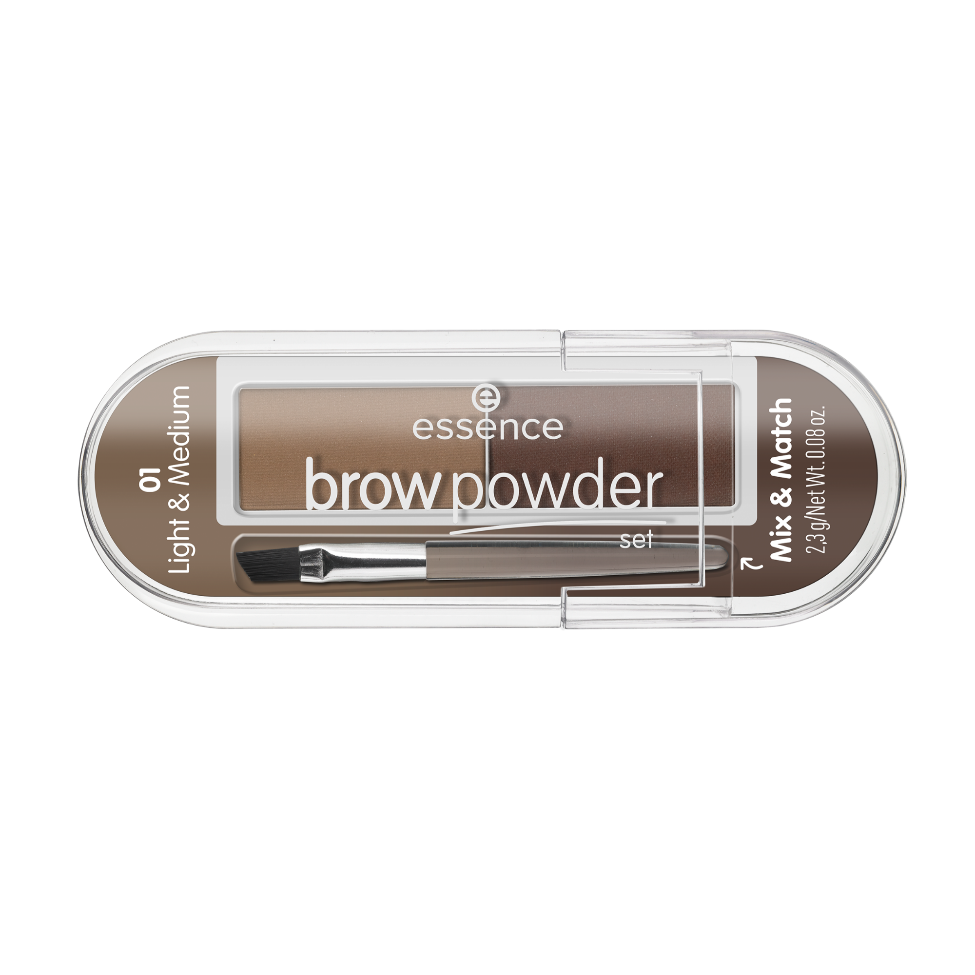 brow powder set per sopracciglia