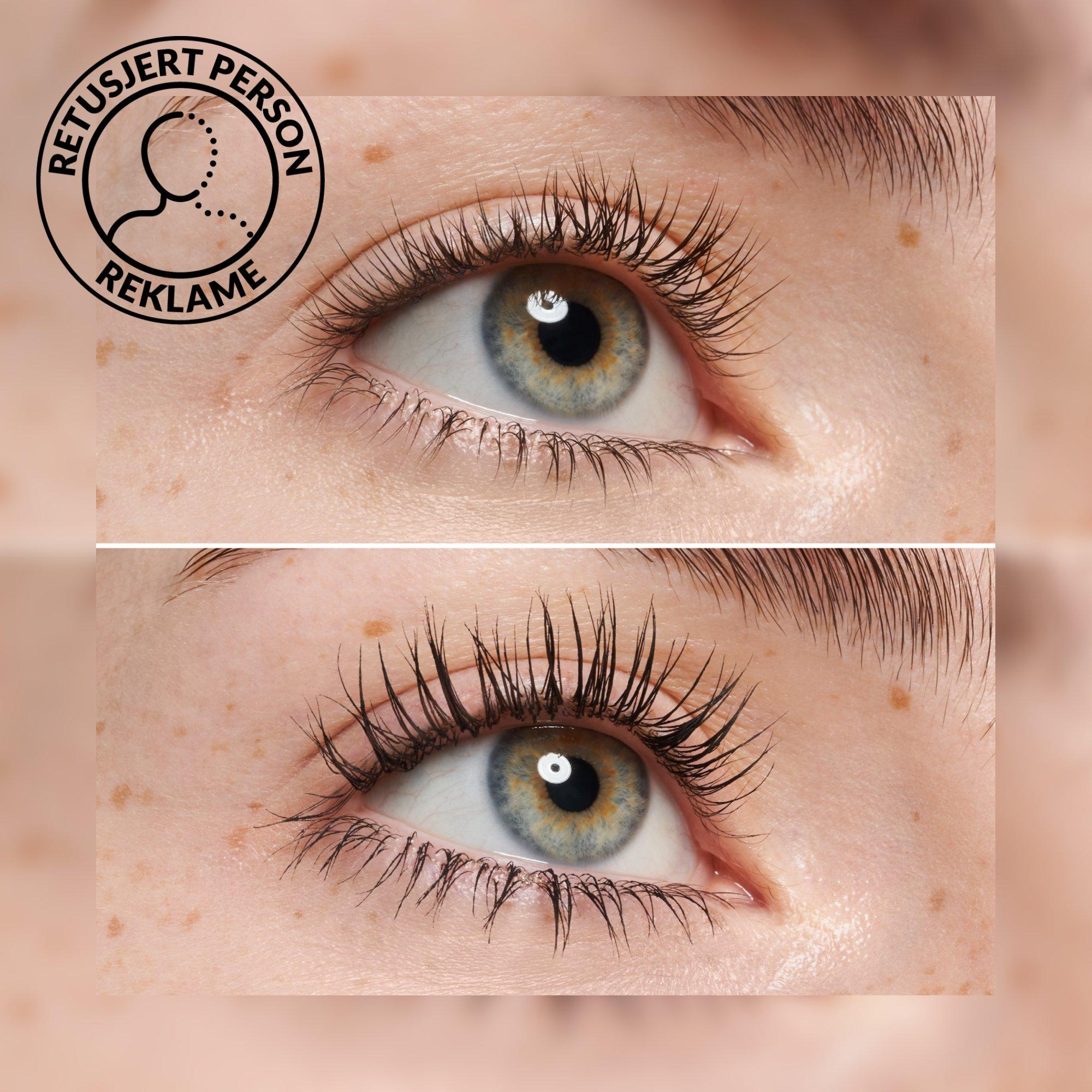 Allround Mascara Waterproof – Application Before After - Product item 6 of 12