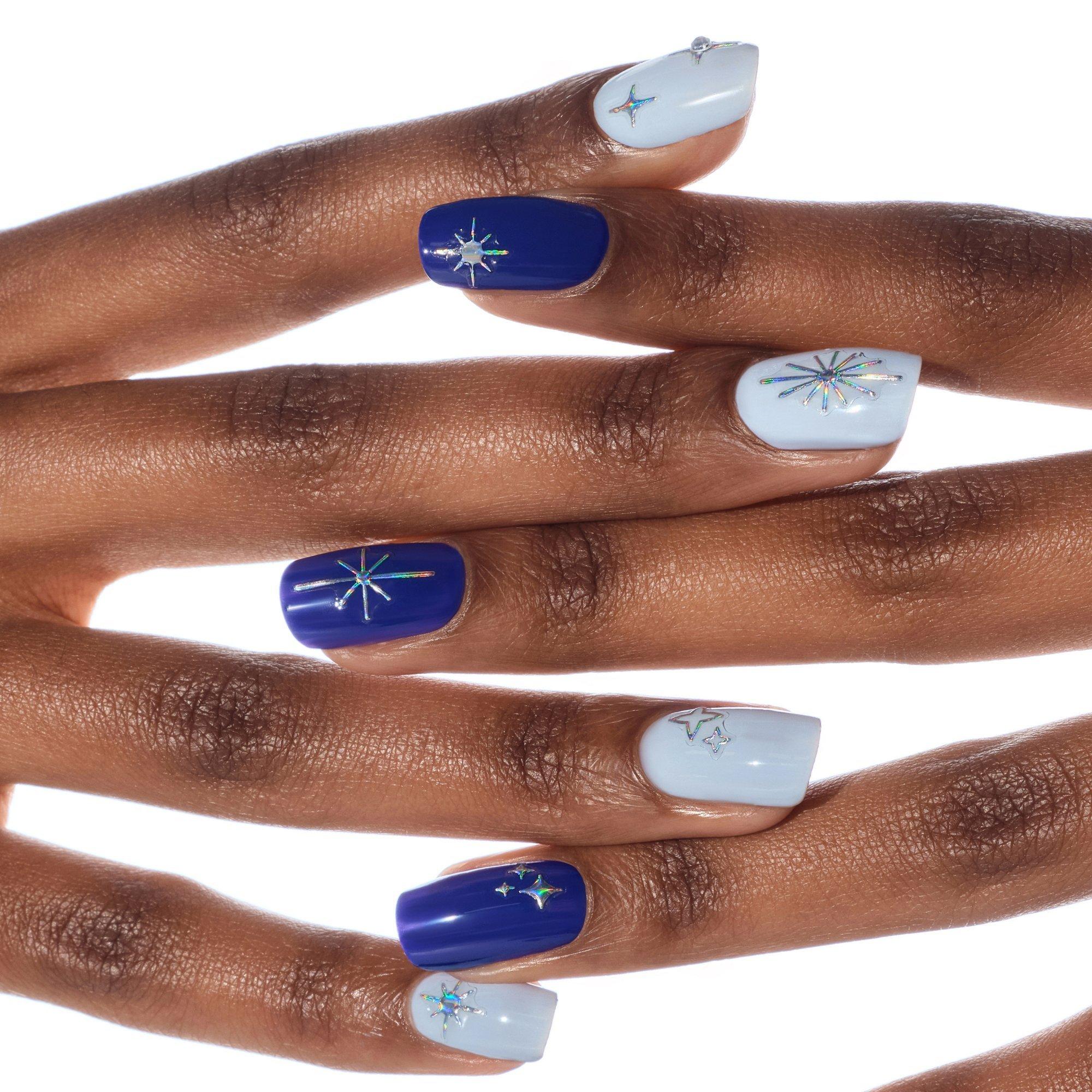 written in the STARS nail sticker