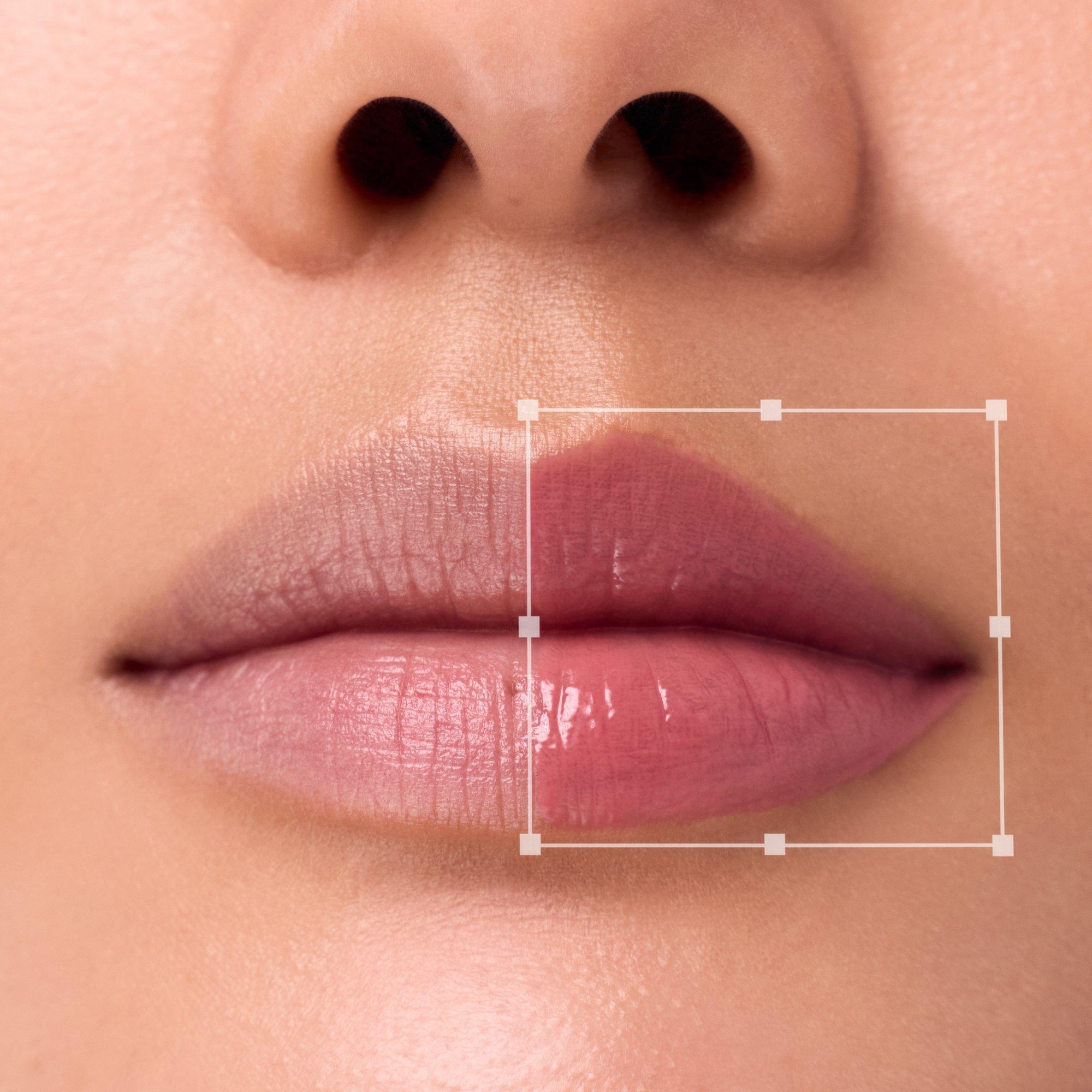 PDRN Moisture Lip Butter – Application Before After - Produkt Element 6 von 8