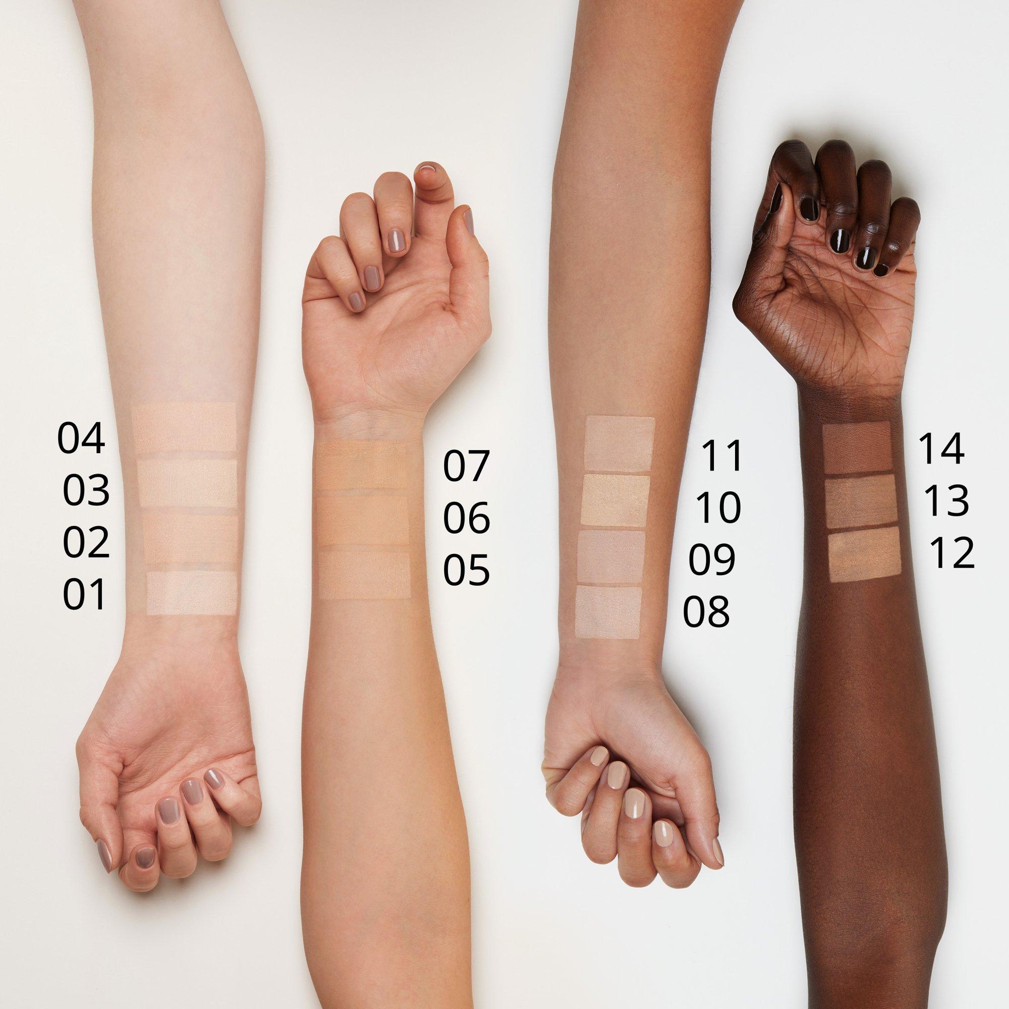 16h COVER & last POWDER FOUNDATION – Application Swatch Together - Product item 4 of 6