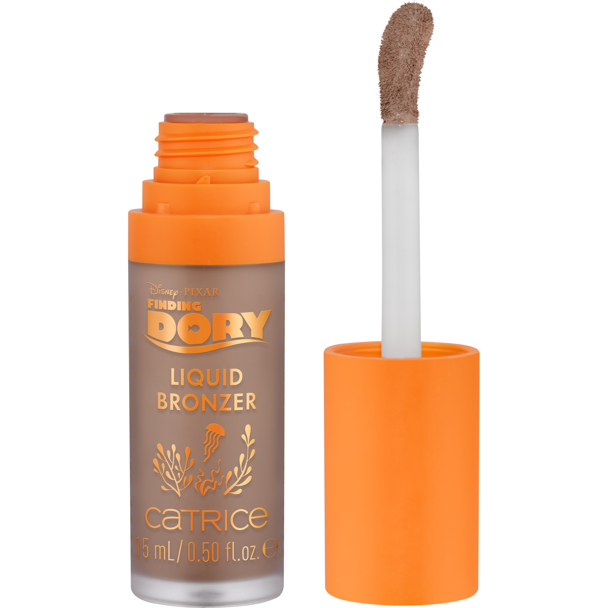 Disney Pixar Finding Dory Matte Liquid Bronzer – Product Front View Full Open - Produkt Element 1 von 5