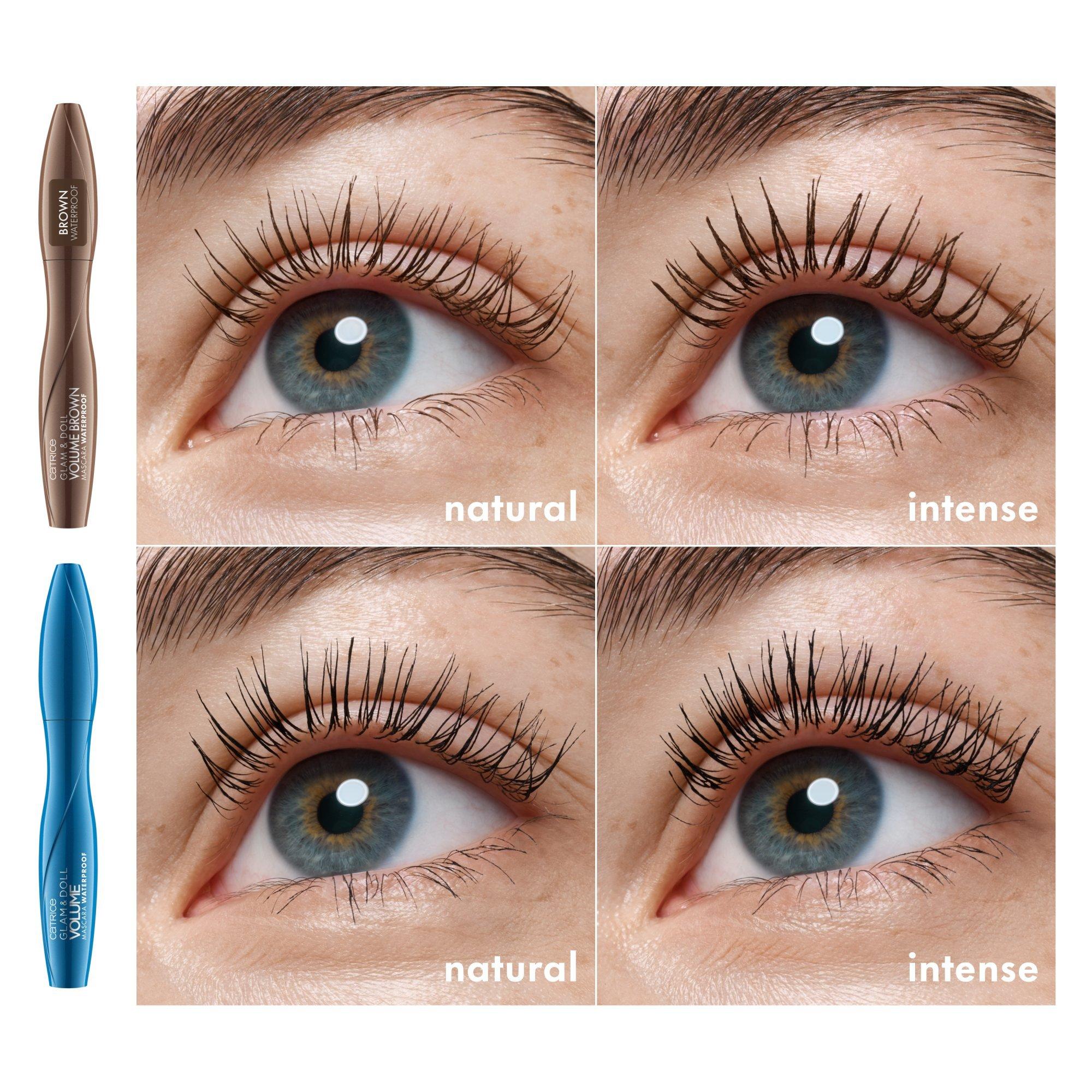 Glam & Doll Volume Brown Mascara Waterproof – Application Makro Special - Product item 8 of 13