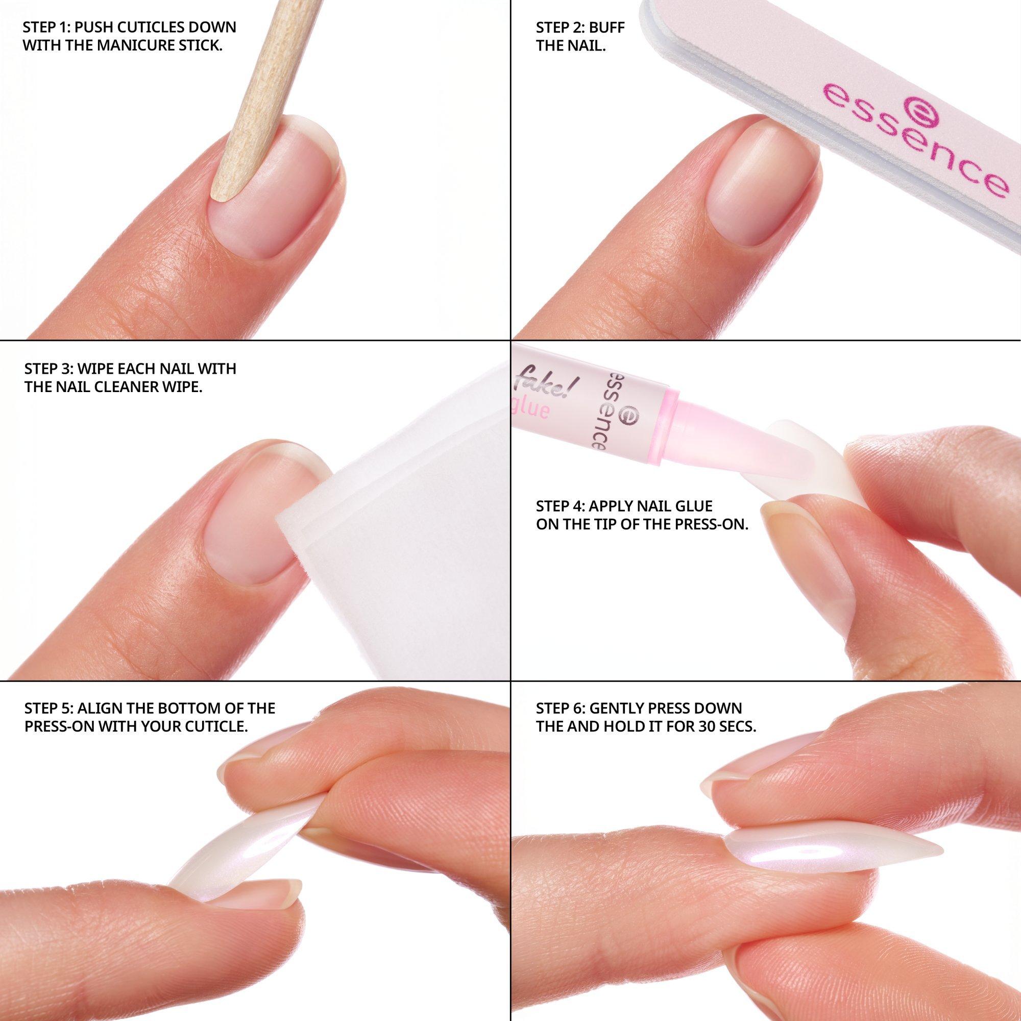 what the fake! PRESS-ON NAILS set manicure