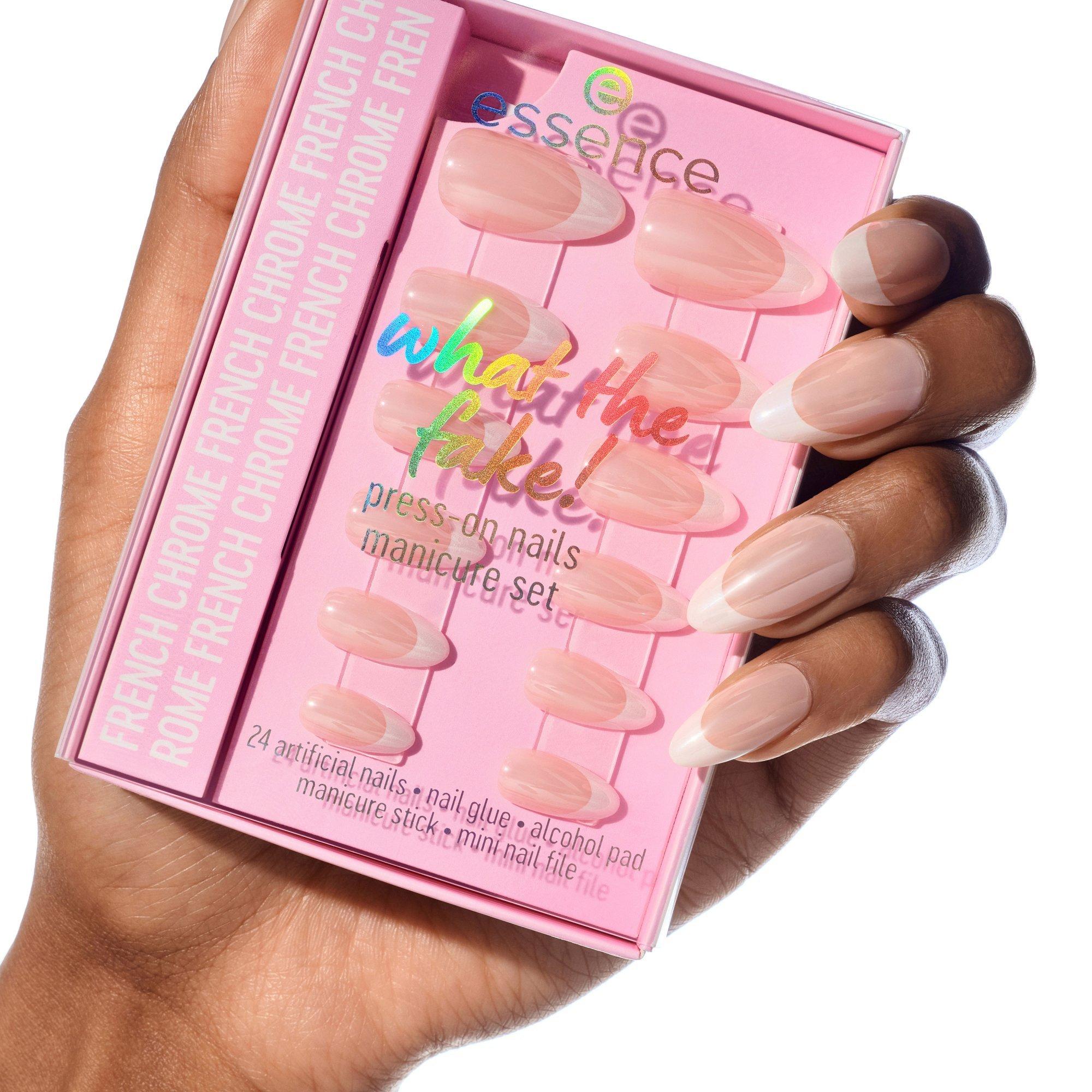 what the fake! PRESS-ON NAILS set manicure