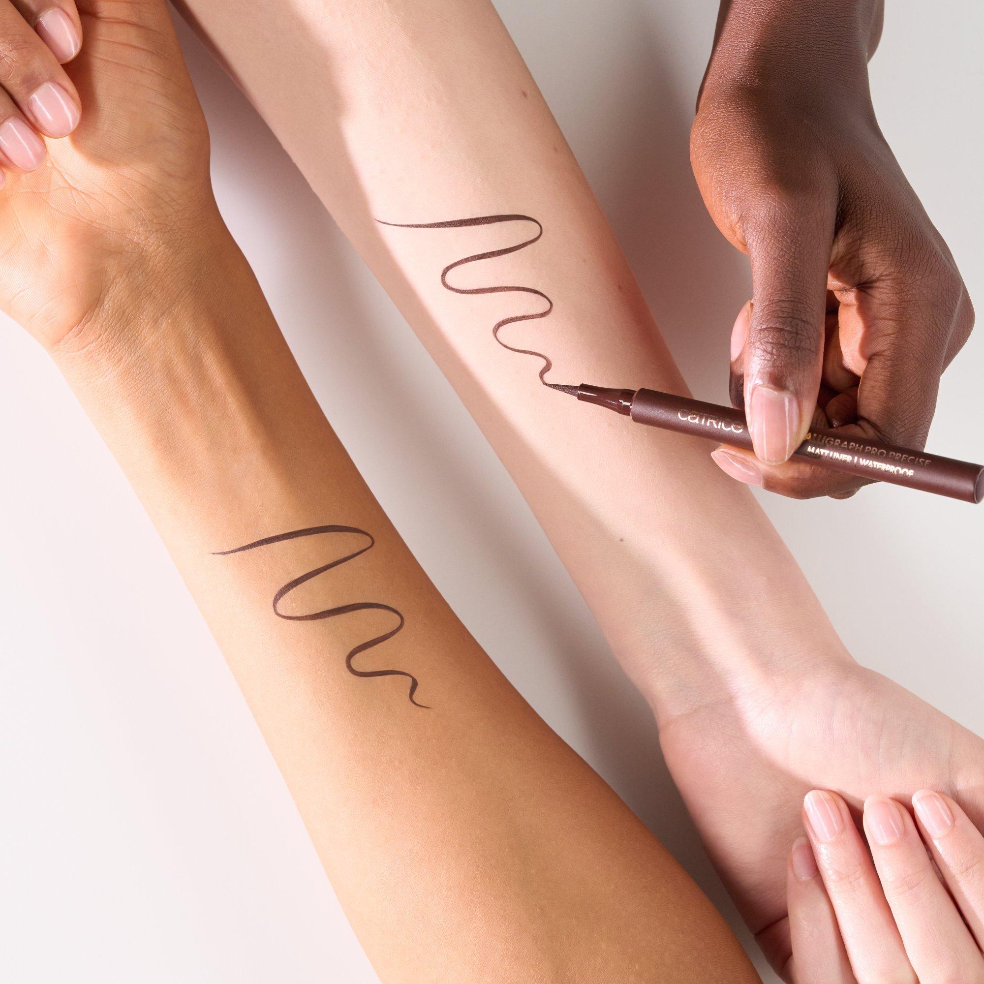 Calligraph Pro Precise Matt Liner Waterproof – Application Swatch Together - Product item 3 of 8