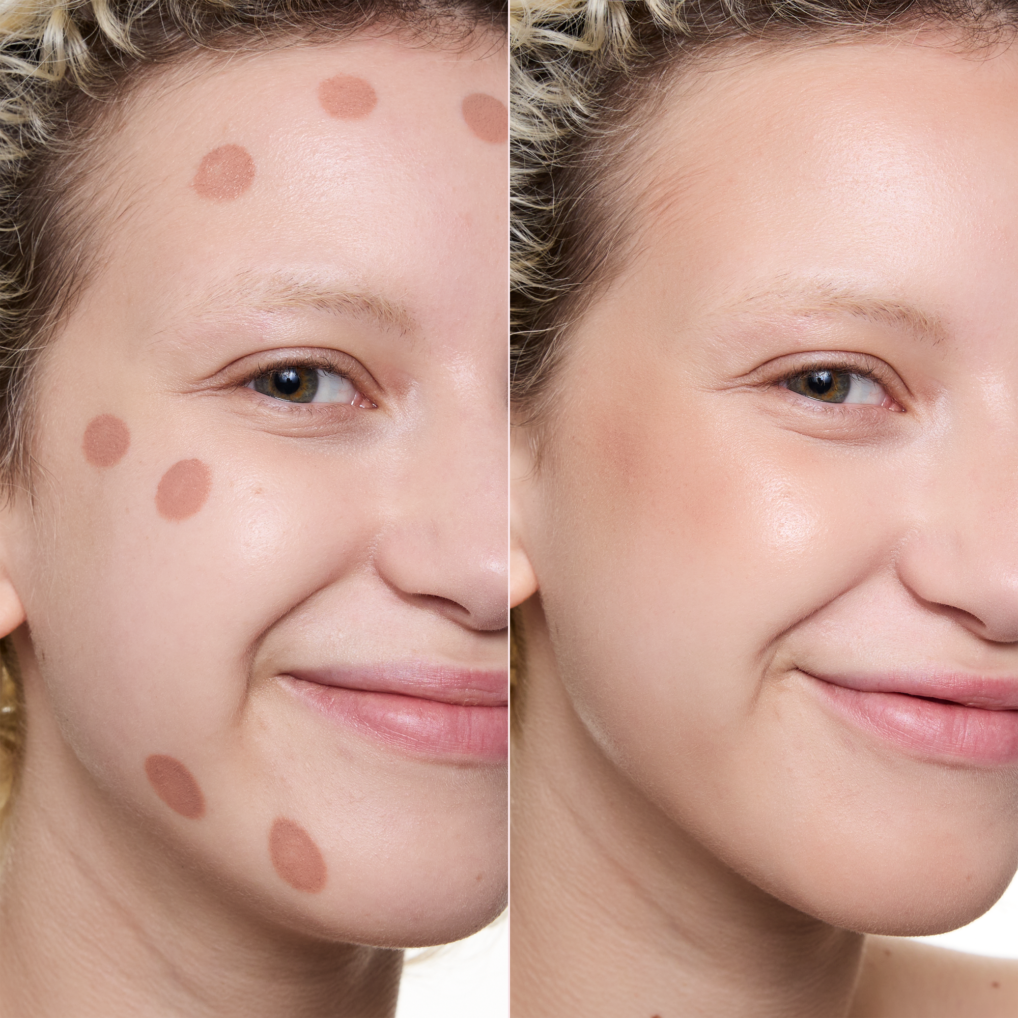 water DEW Сироватка-бронзер – Application Before After - Product item 5 of 10