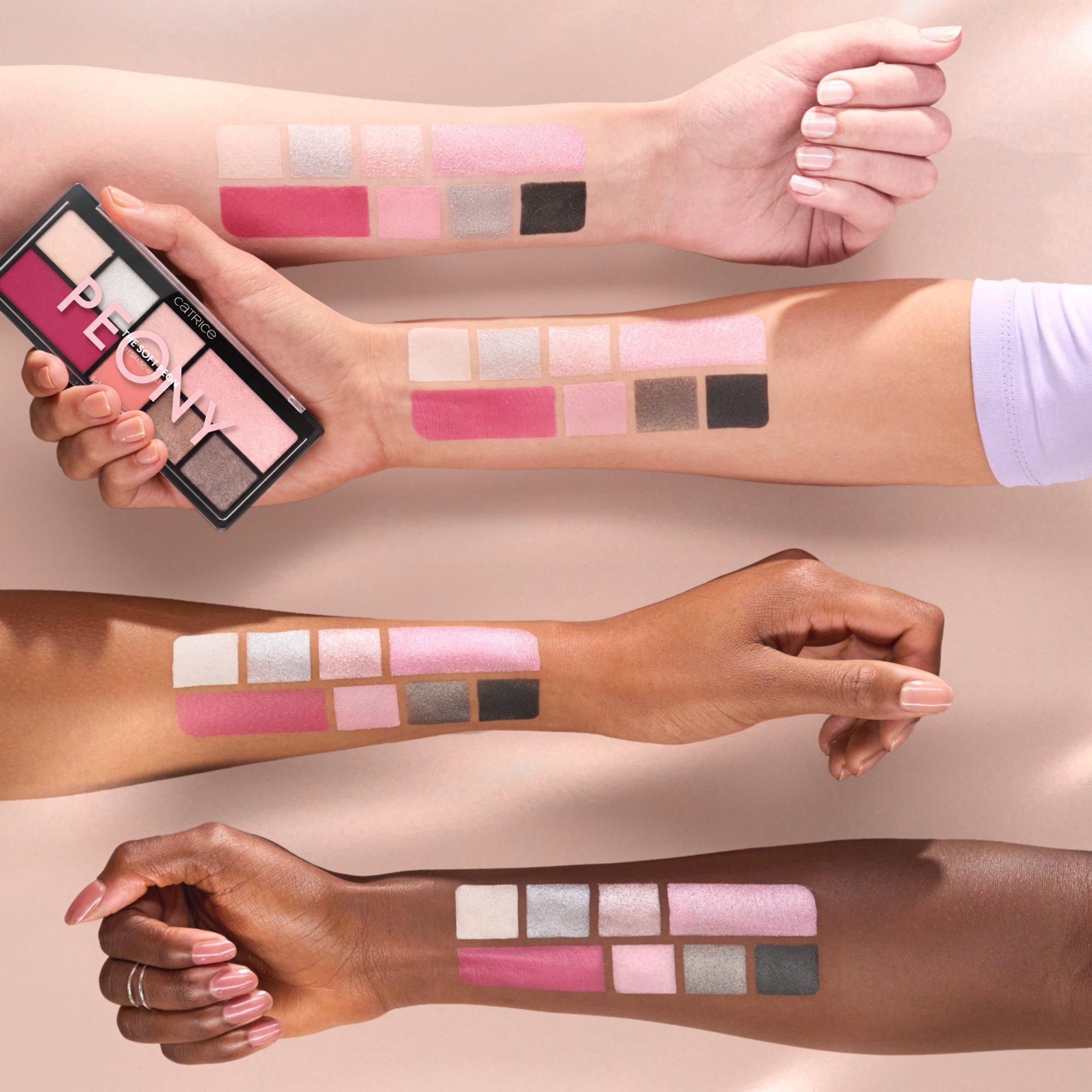 The Soft Peony 眼影色盘 – Application Swatch Together - Product item 5 of 10