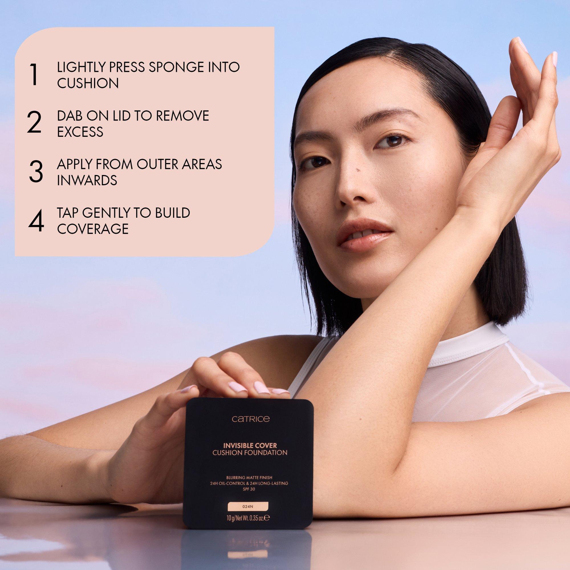 Base de maquillaje Cushion Invisible Coverº