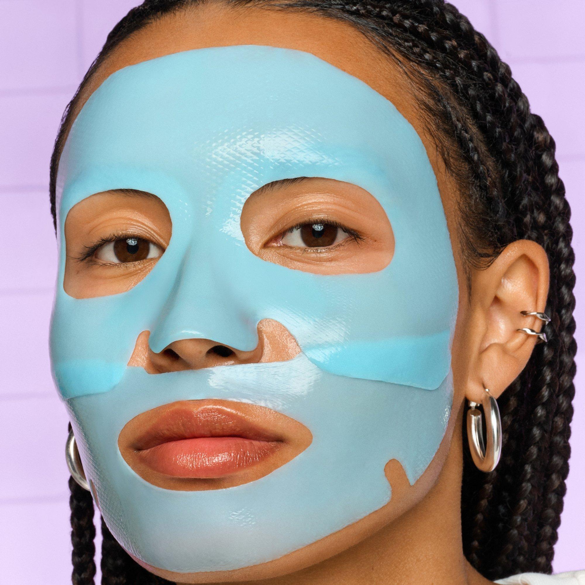 INAO Hydra Soul Hydrating & Glow Hydrogel Mask by essence – Application Full Face Medium - Produkt Element 4 von 5