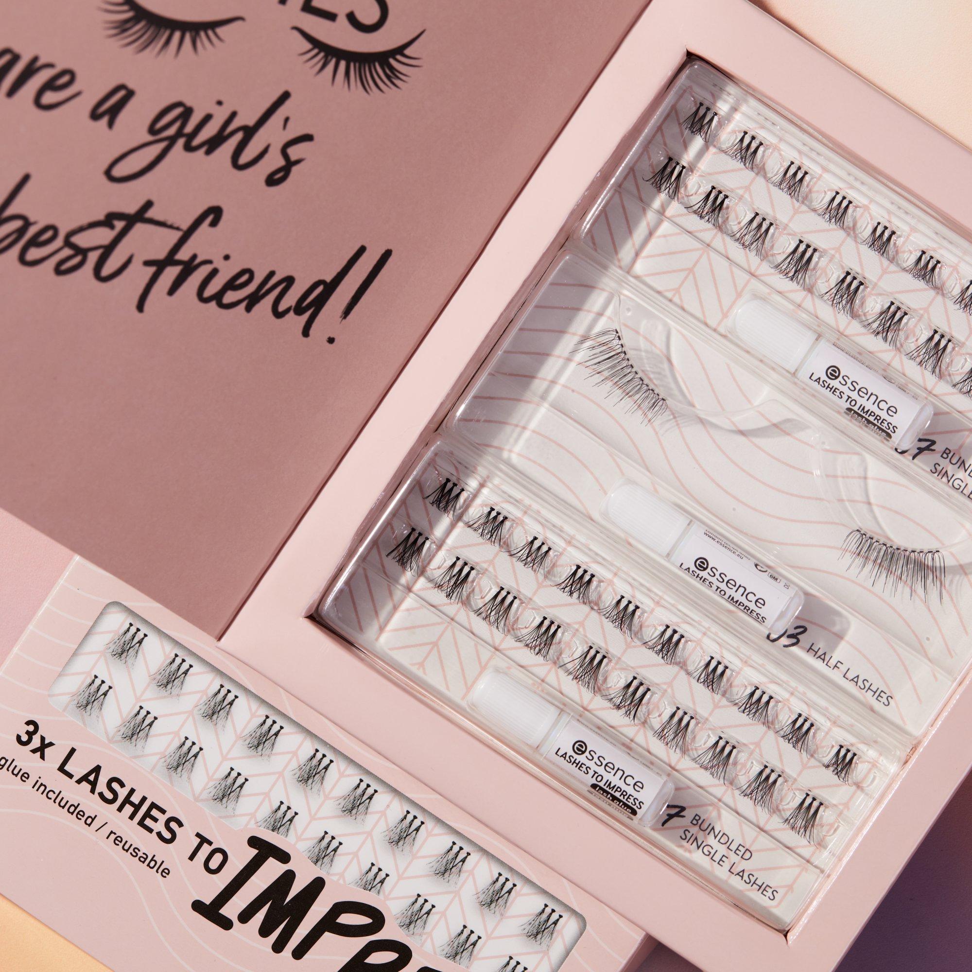 3x LASHES TO IMPRESS lösögonfransset