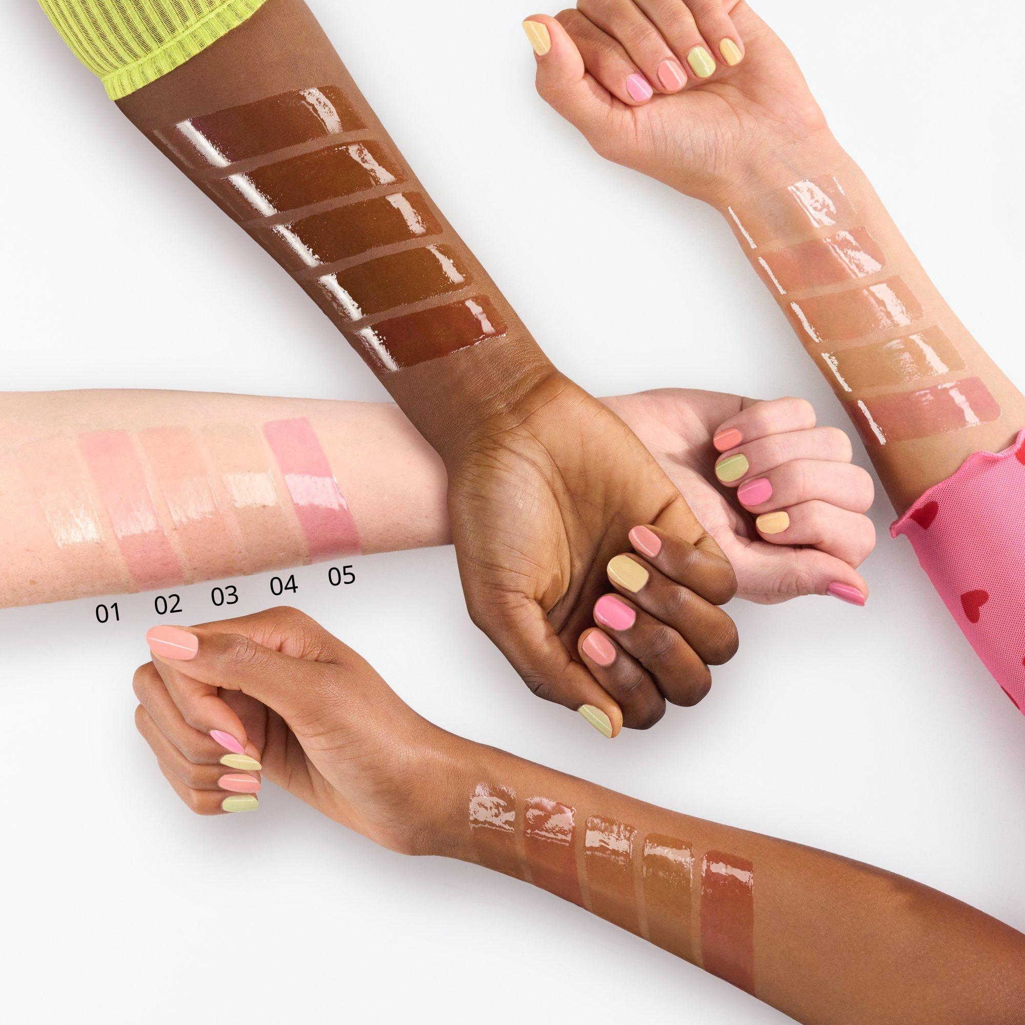 JUICY BOMB lip oil set – Application Swatch Together - Product item 5 of 10