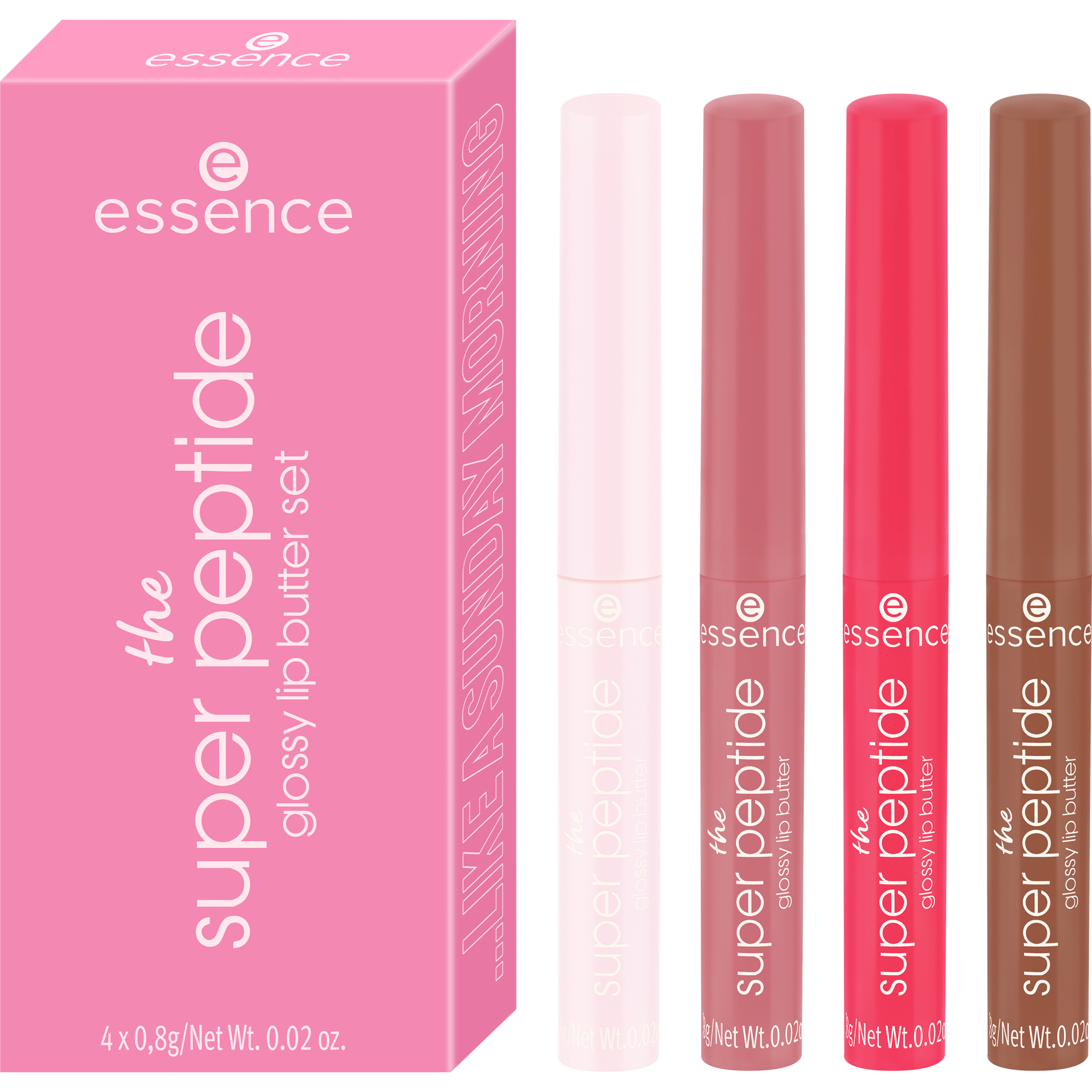 the super peptide glossy lip butter set ...LIKE A SUNDAY MORNING