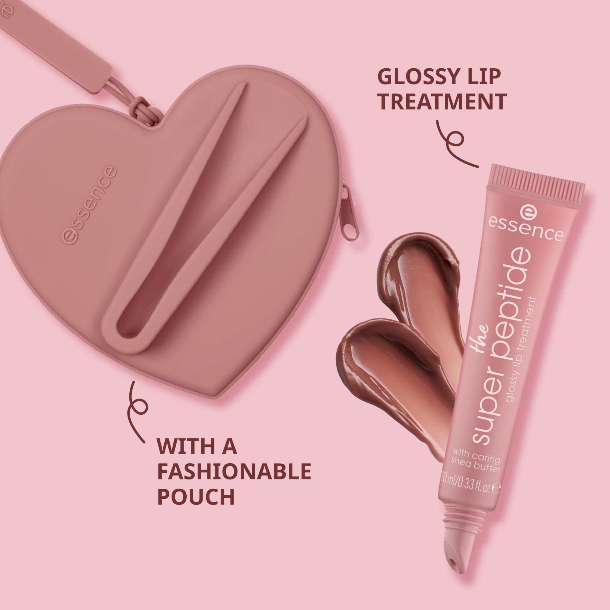 the super peptide glossy lip treatment + pouch set – Info Graphic - Product item 4 of 13