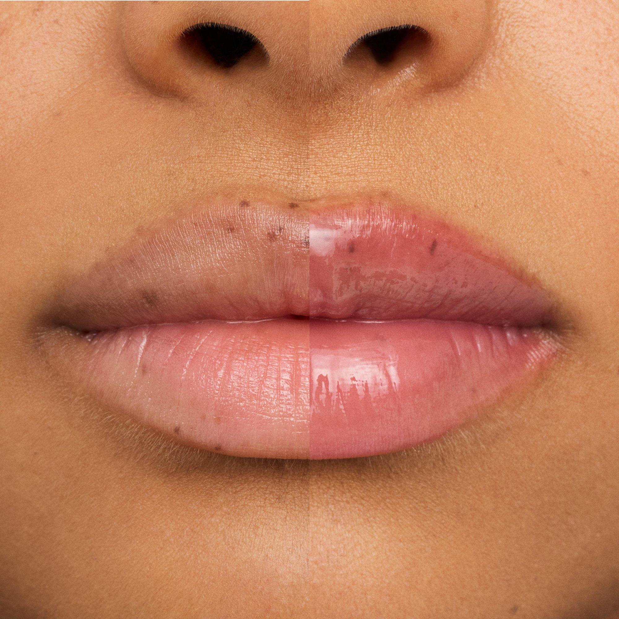 the super peptide glossy lip treatment + pouch set – Application Before After - Product item 7 of 13