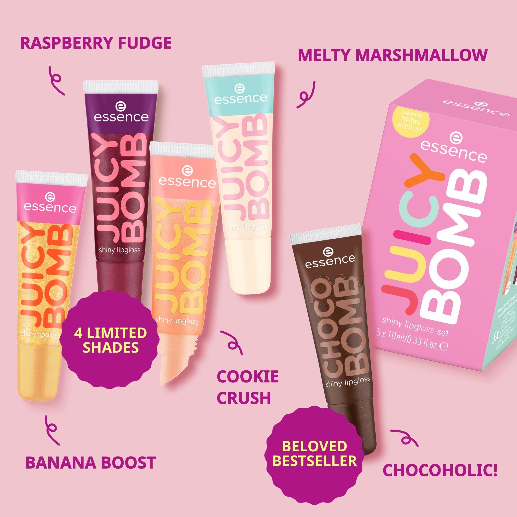 JUICY BOMB glanzende lipgloss set sweet treats edition – Info Graphic - Productitem 4 van 7