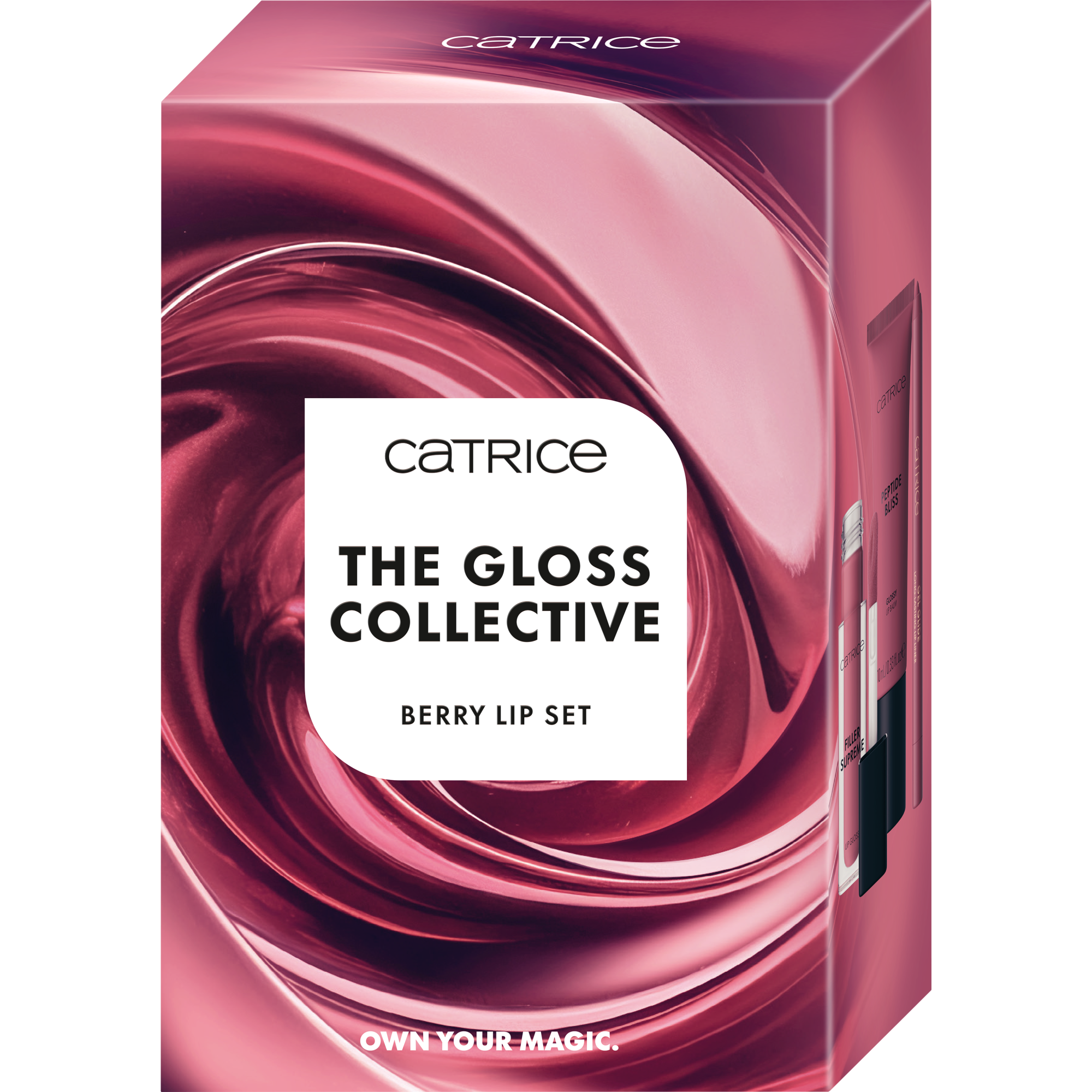 The Gloss Collective Berry Lip Set – Product Outer Packaging Closed - Product item 1 of 7