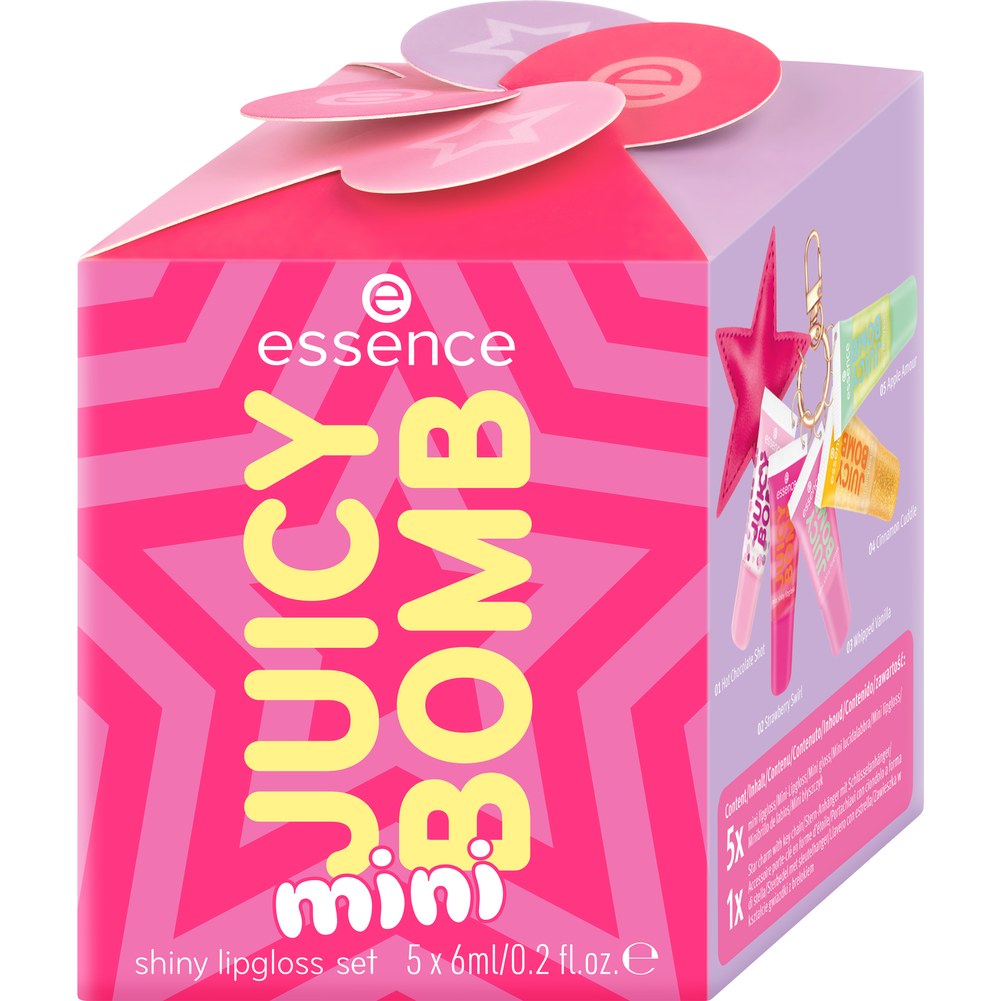 JUICY BOMB mini shiny lipgloss set – Product Outer Packaging Closed - Product item 2 of 6